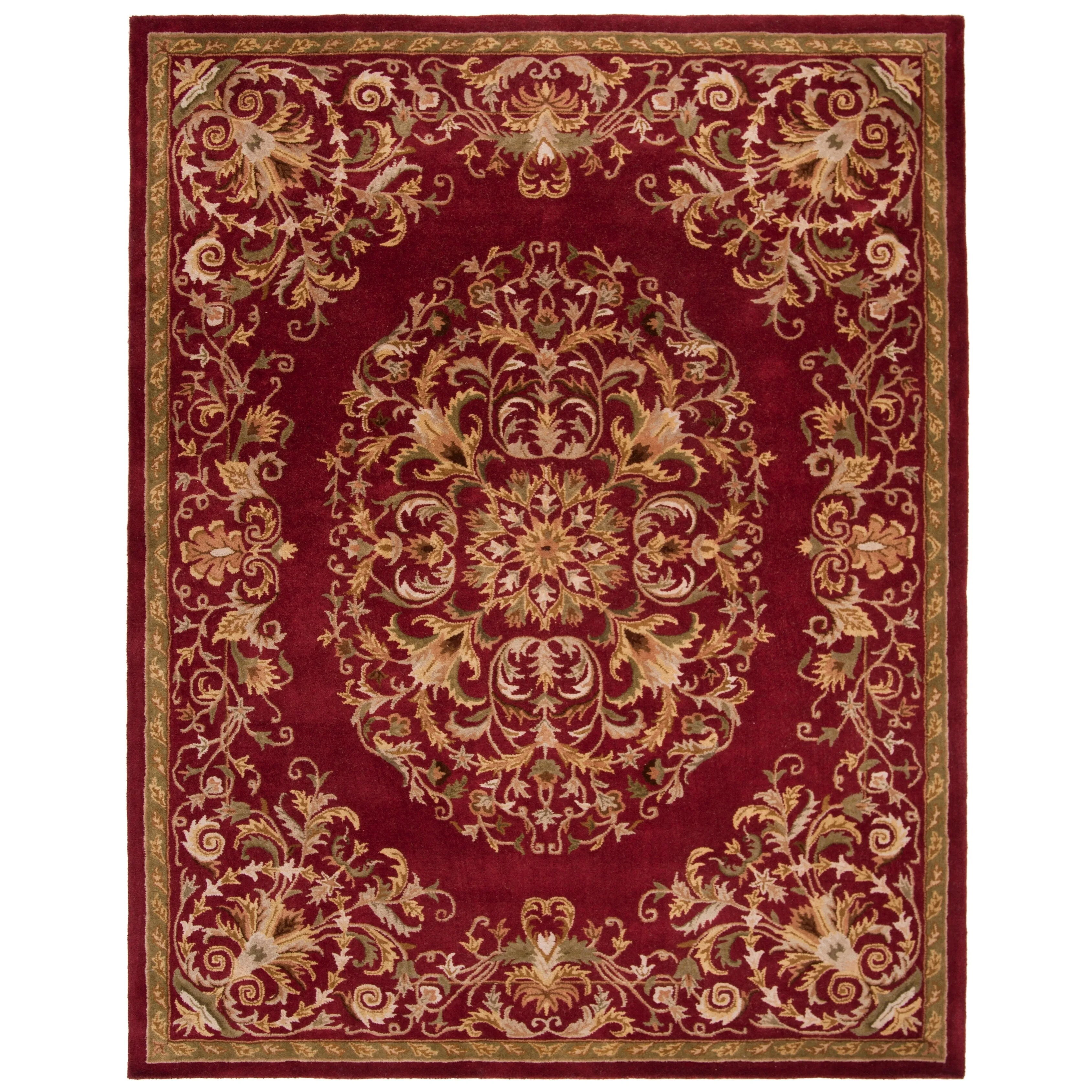 SAFAVIEH Handmade Heritage Hot Air Balloon Traditional Oriental Wool Rug