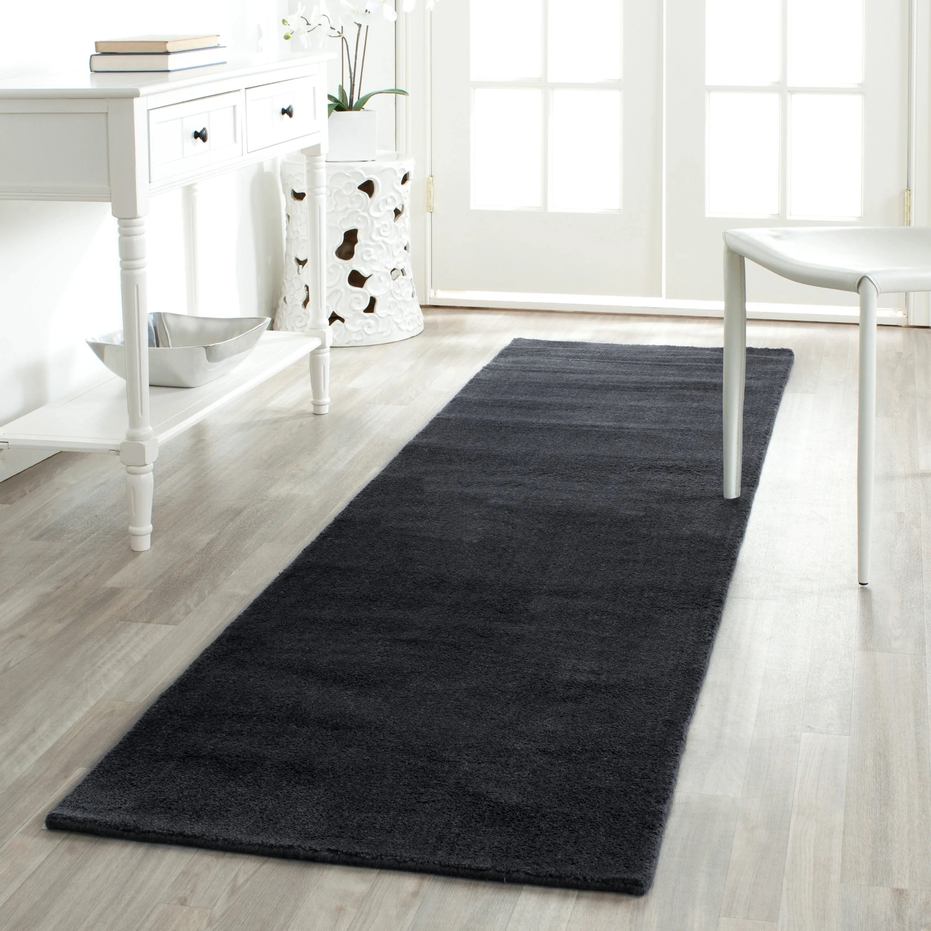 SAFAVIEH Handmade Himalaya Colorweave Plaid Modern Wool Rug
