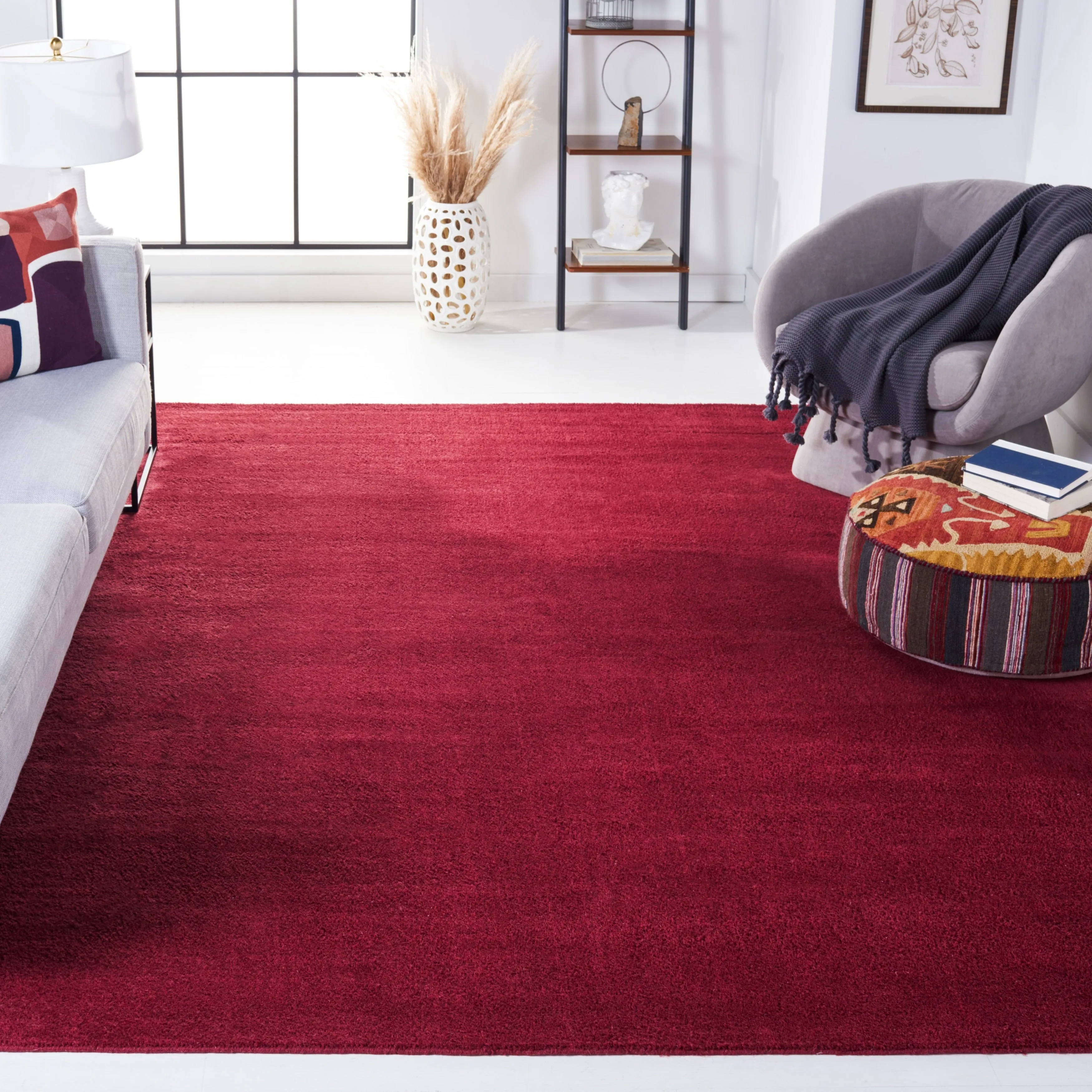 SAFAVIEH Handmade Himalaya Colorweave Plaid Modern Wool Rug