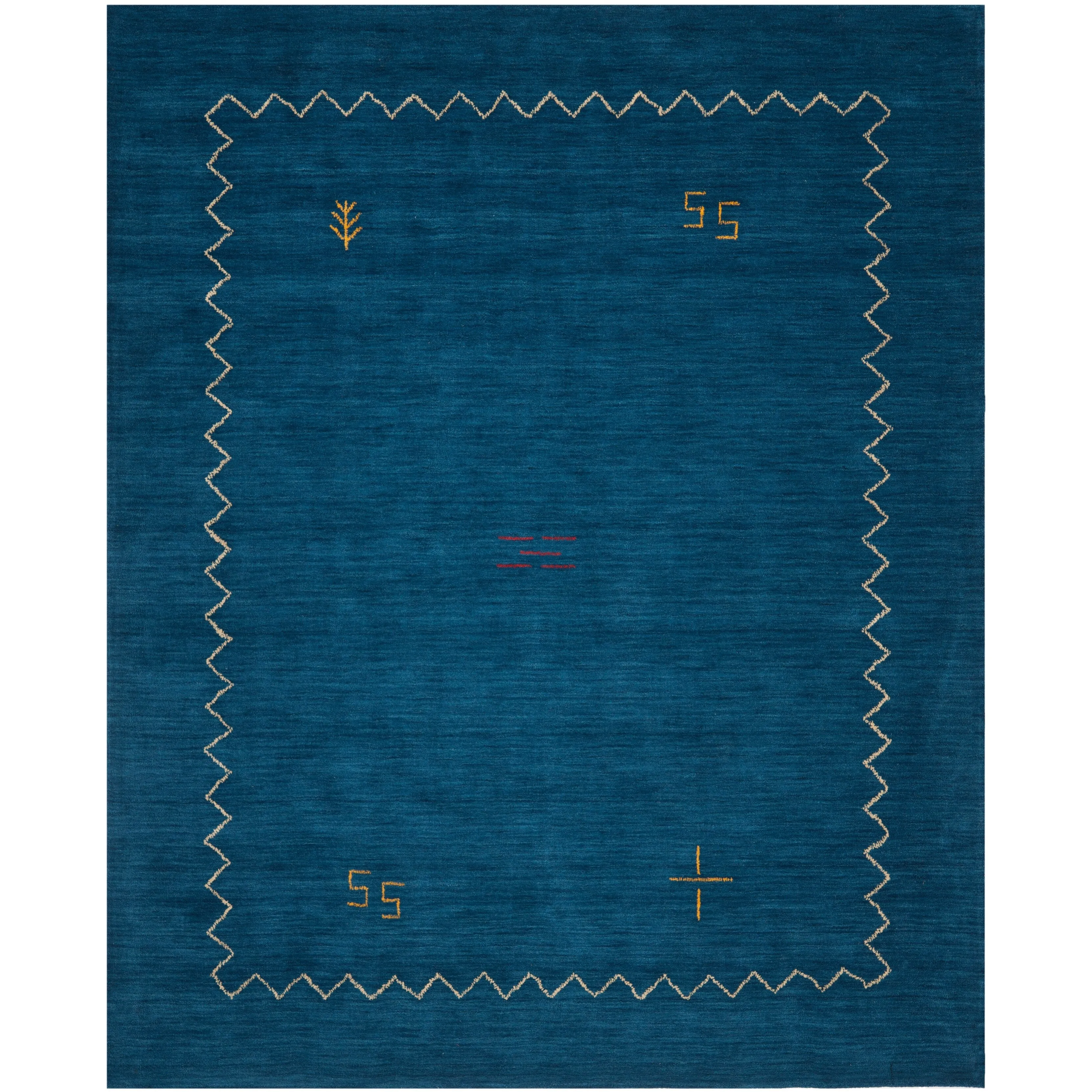 SAFAVIEH Handmade Himalaya Eraclia Wool Gabbeh Runner Rug