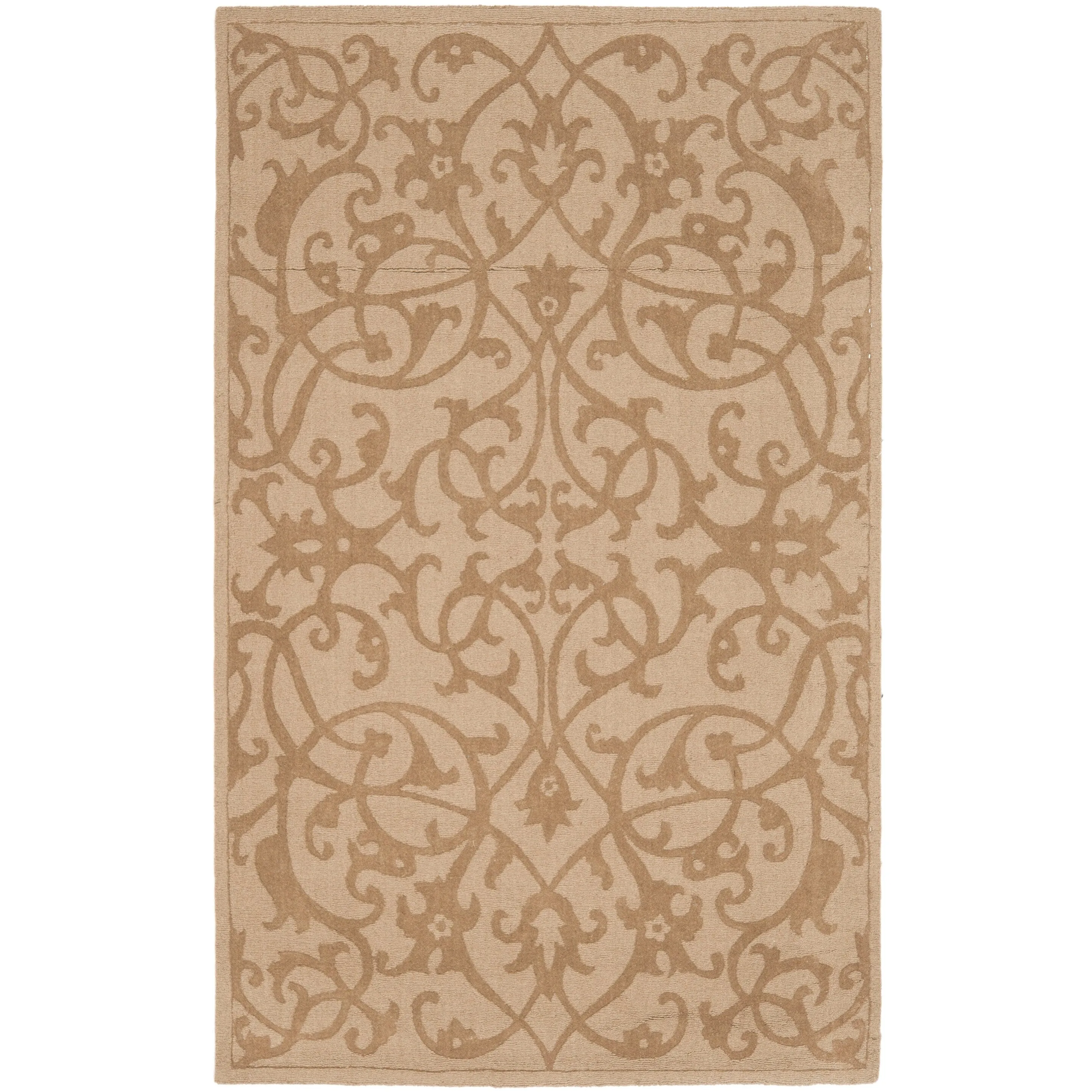 SAFAVIEH Handmade Impressions Anneluise Modern Scrolls Wool Rug