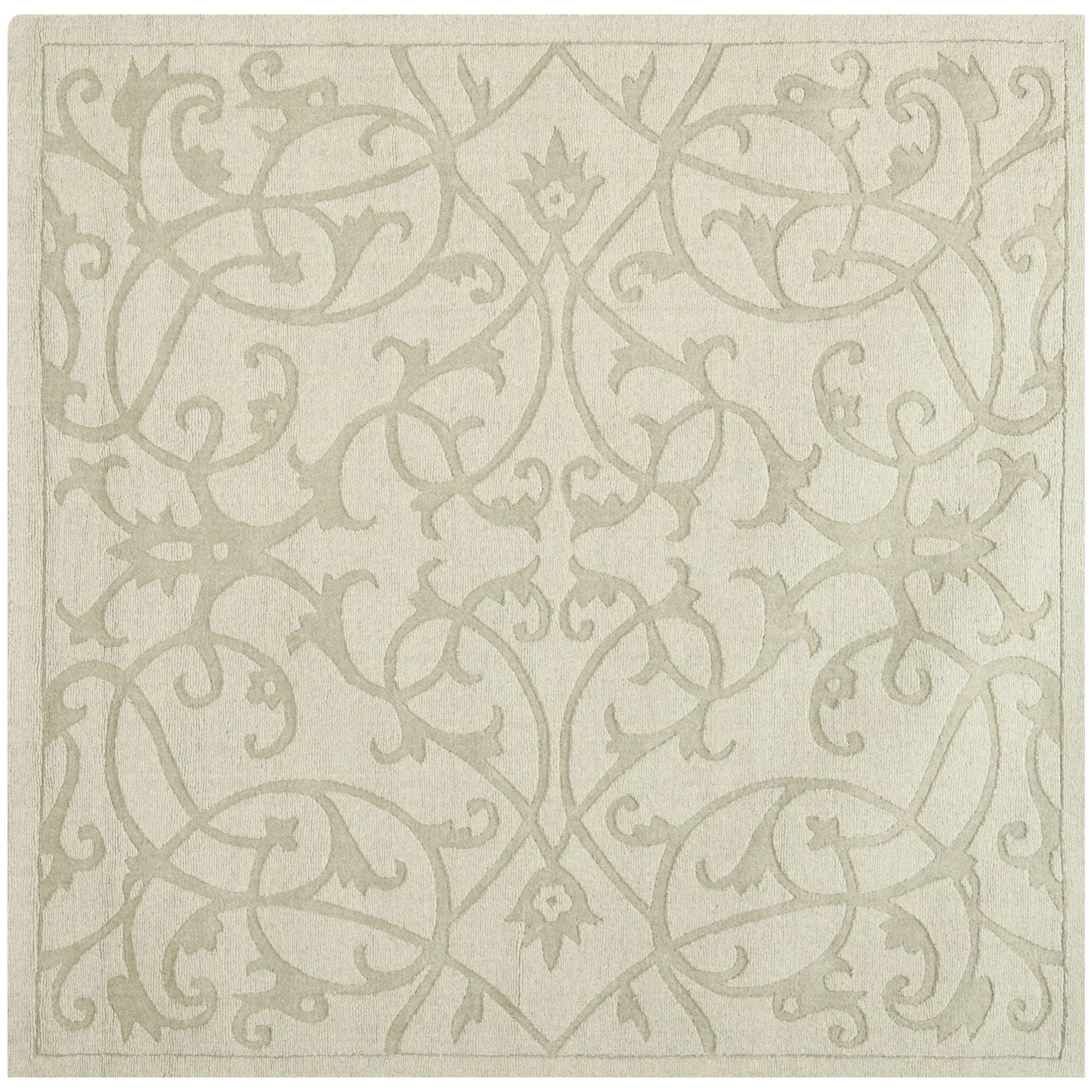 SAFAVIEH Handmade Impressions Anneluise Modern Scrolls Wool Rug