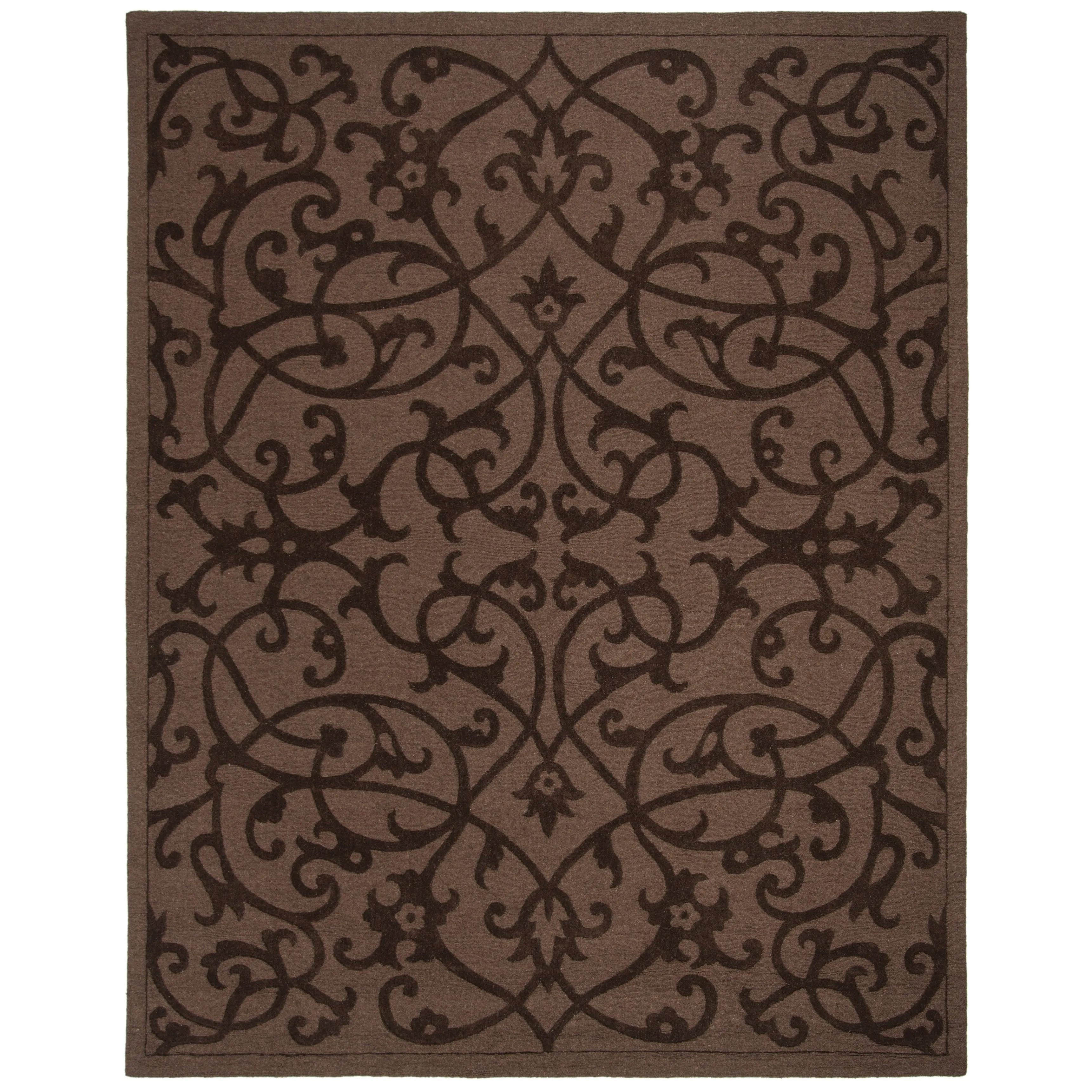 SAFAVIEH Handmade Impressions Anneluise Modern Scrolls Wool Rug