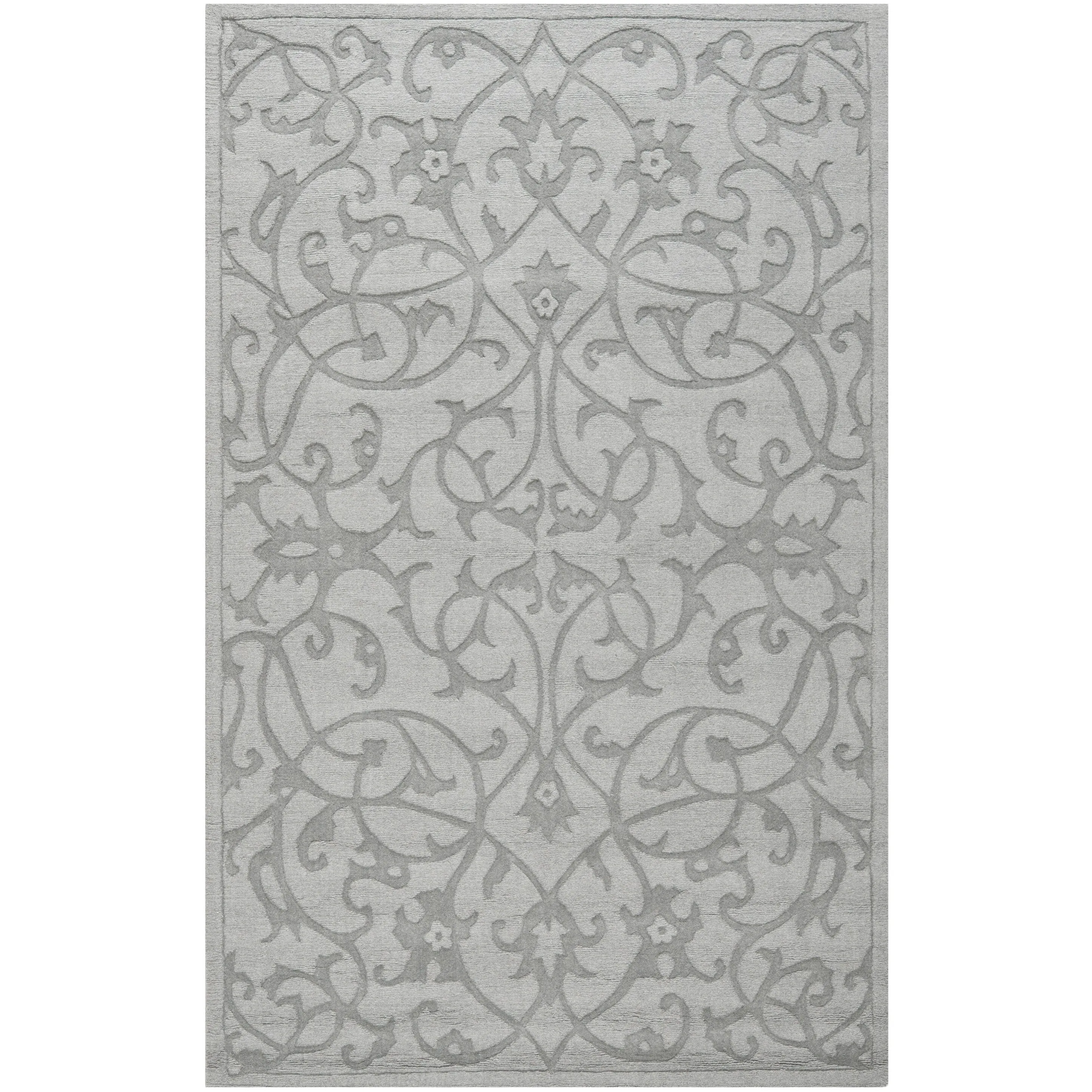 SAFAVIEH Handmade Impressions Anneluise Modern Scrolls Wool Rug