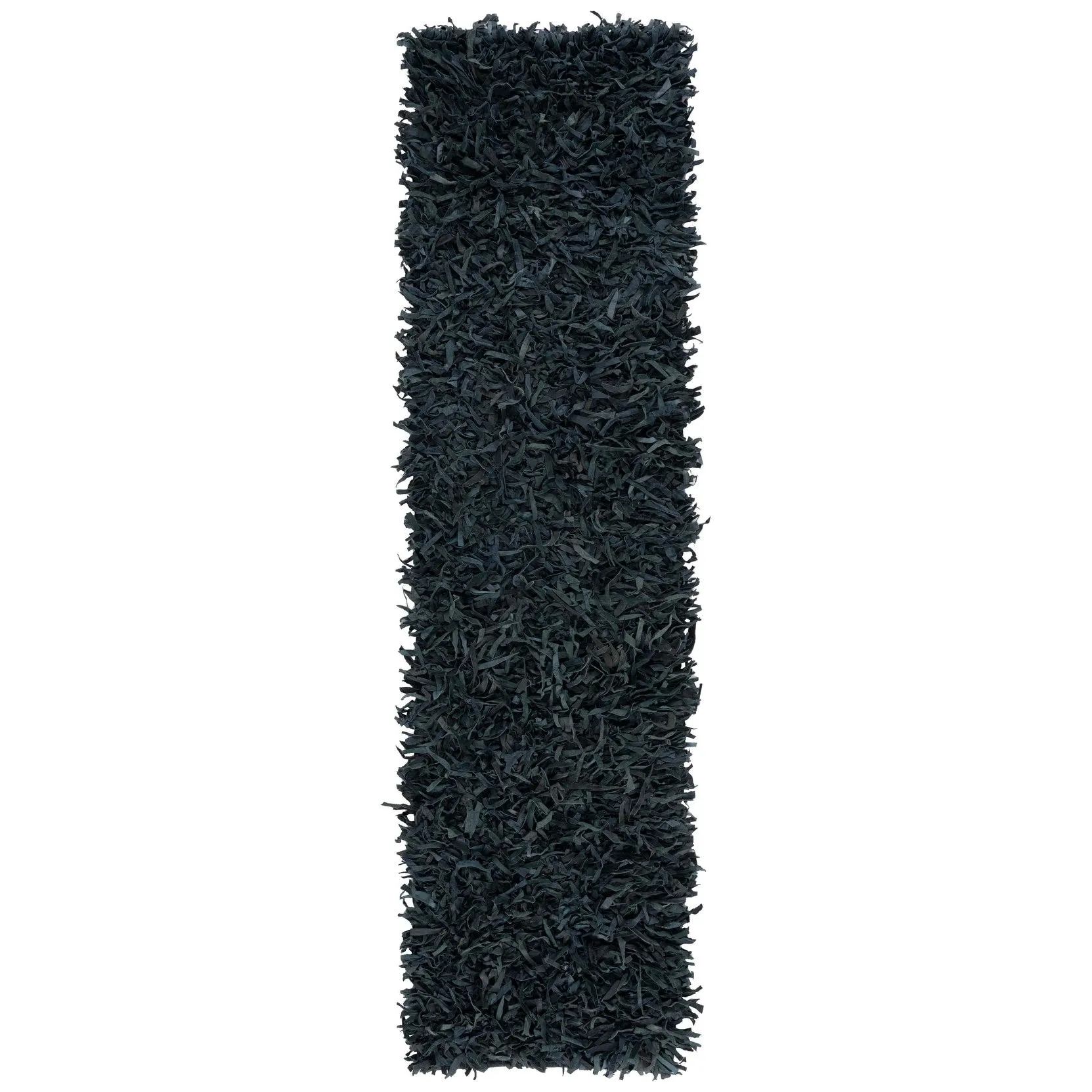 SAFAVIEH Handmade Leather Shag Doinita Modern Decorative Rug