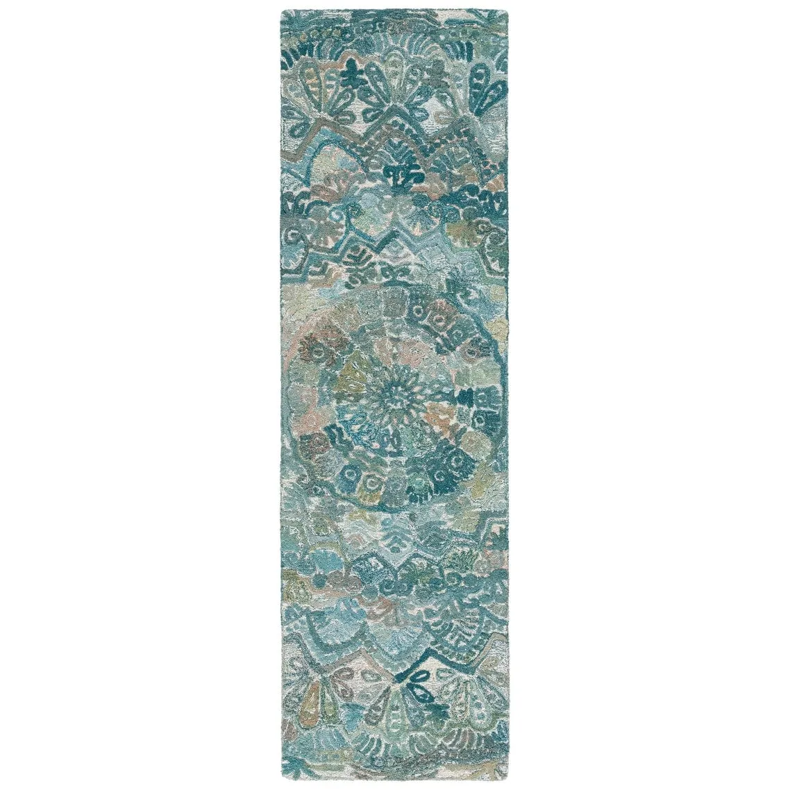 SAFAVIEH Handmade Marquee Carlijn Modern Medallion Wool Rug
