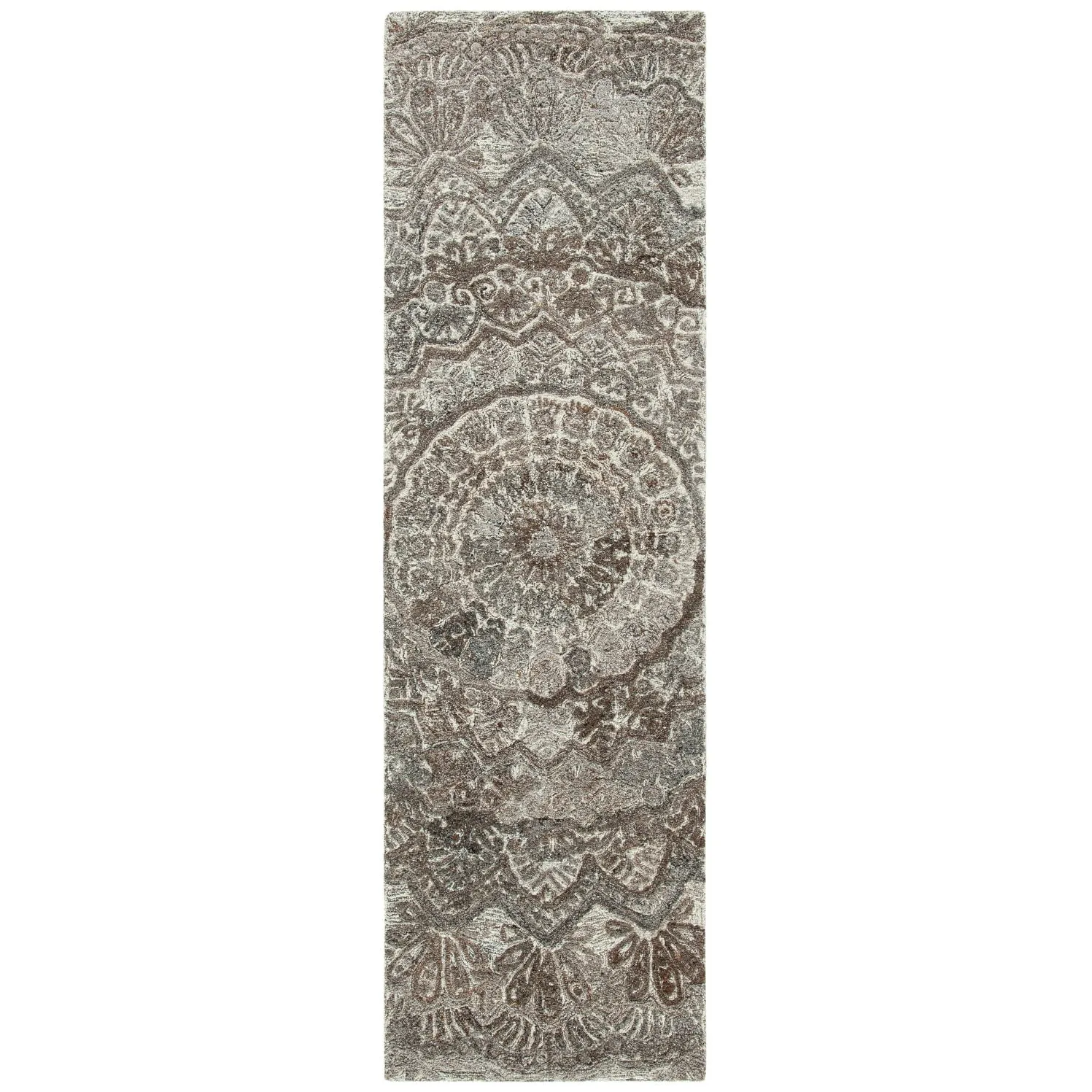 SAFAVIEH Handmade Marquee Carlijn Modern Medallion Wool Rug