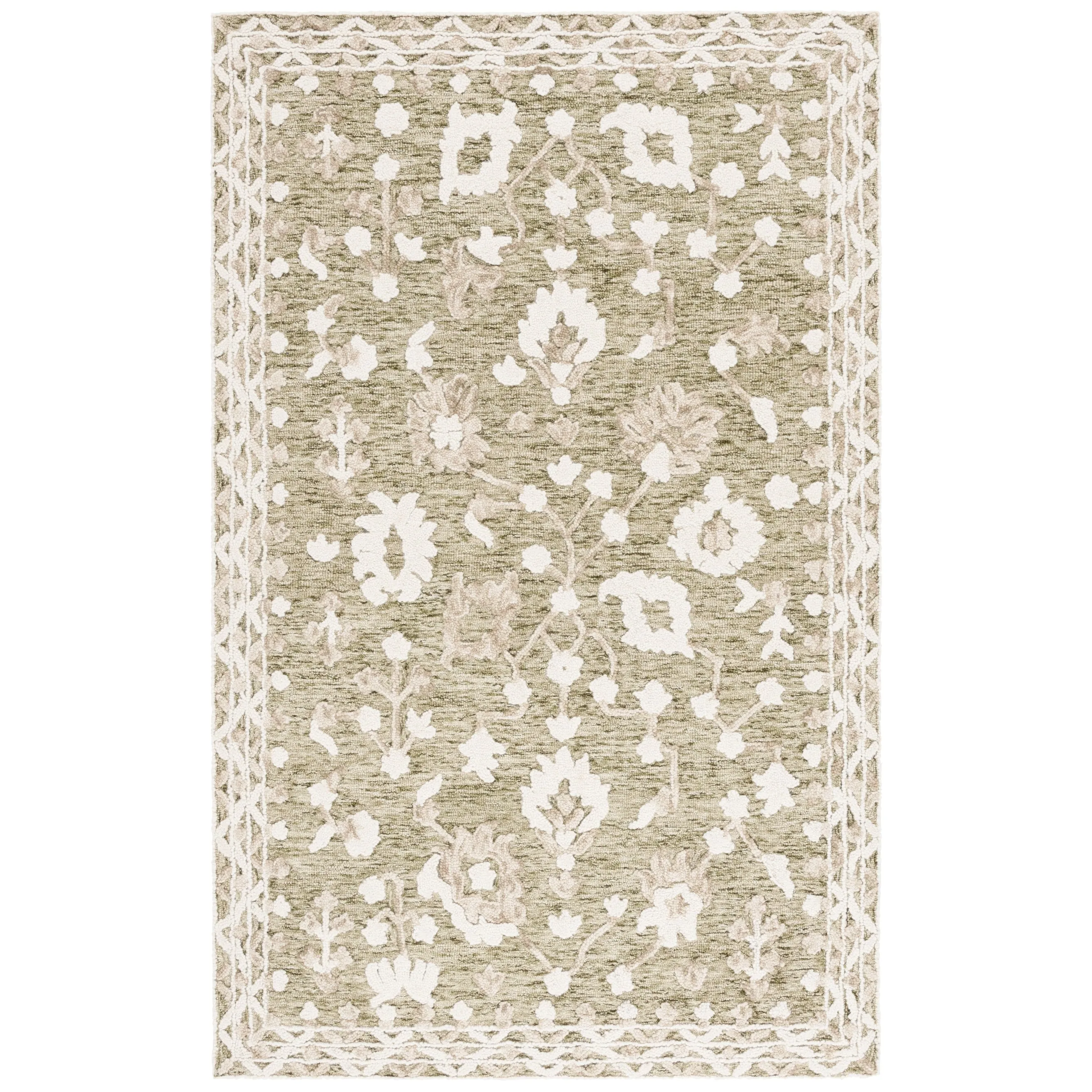 SAFAVIEH Handmade Marquee Nina Modern & Contemporary Wool Rug