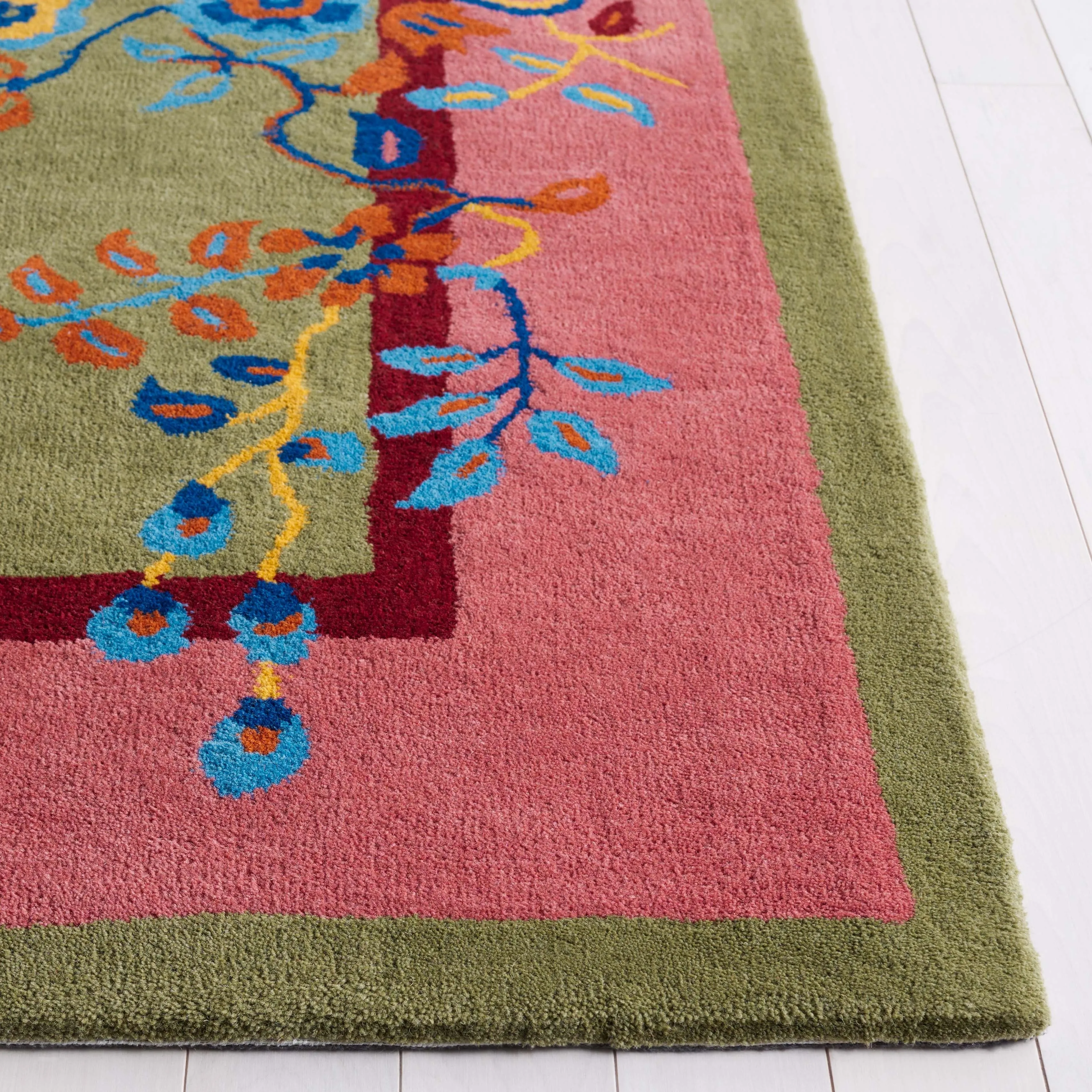 SAFAVIEH Handmade Metro Iroda French Country Wool Rug