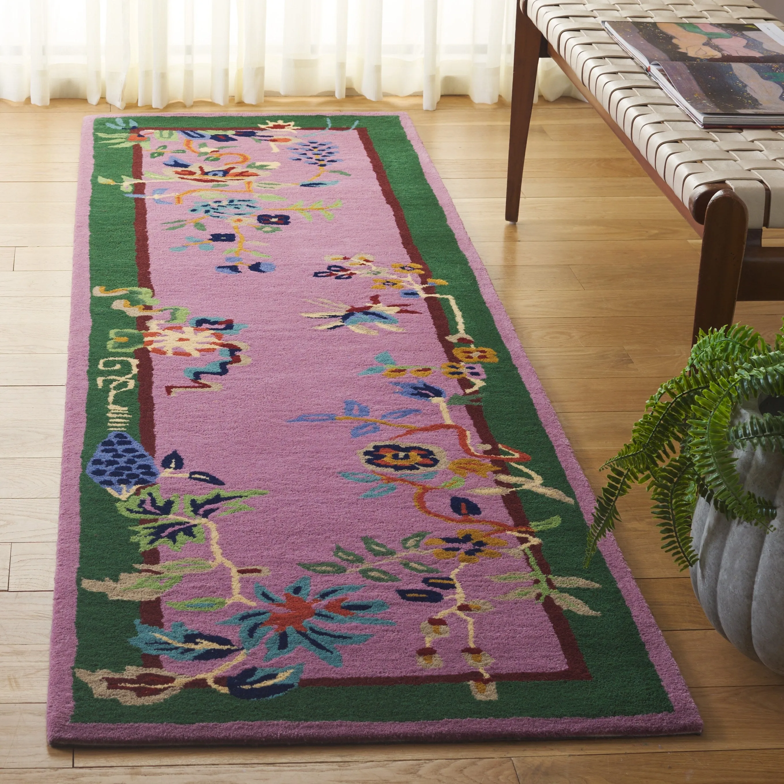 SAFAVIEH Handmade Metro Iroda French Country Wool Rug