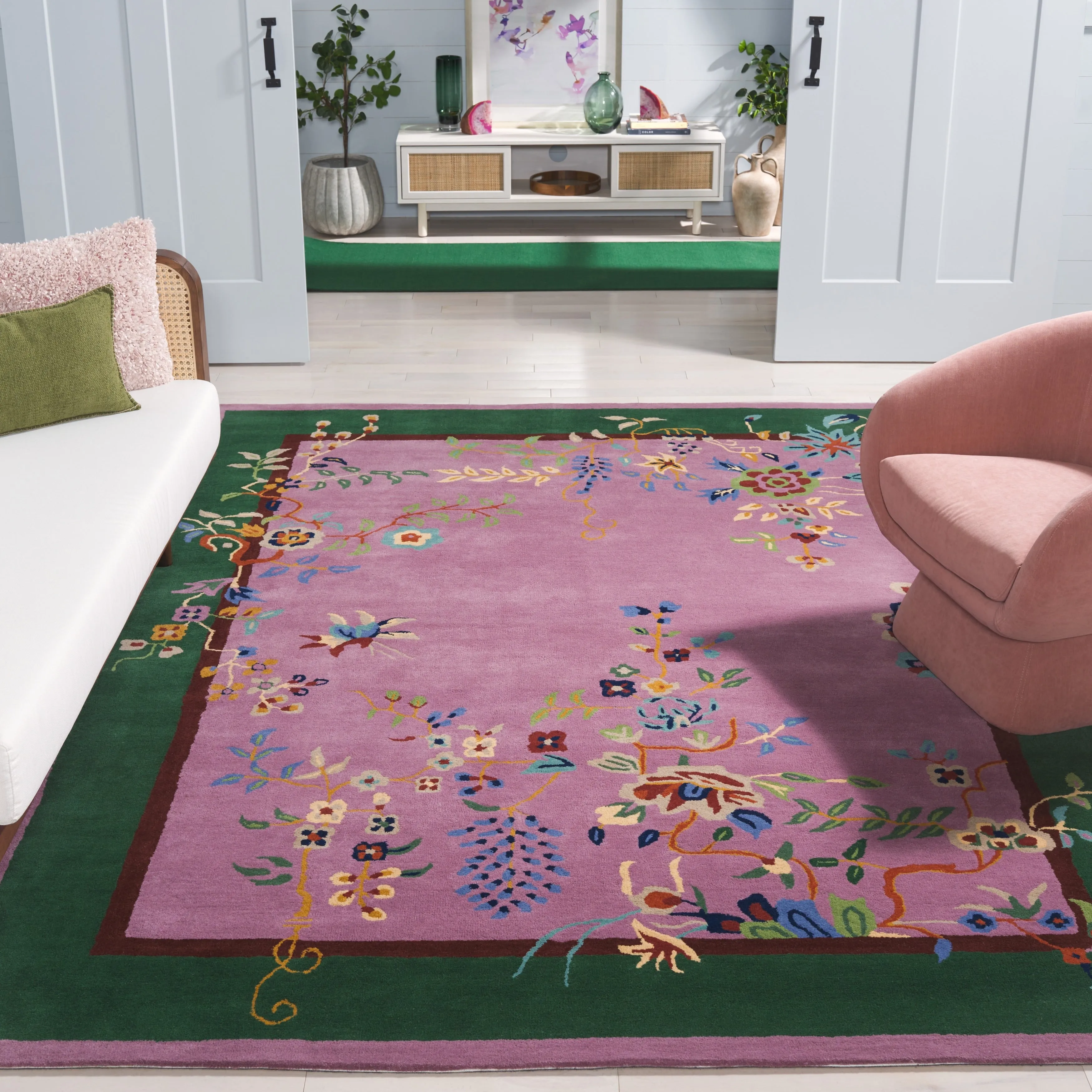 SAFAVIEH Handmade Metro Iroda French Country Wool Rug