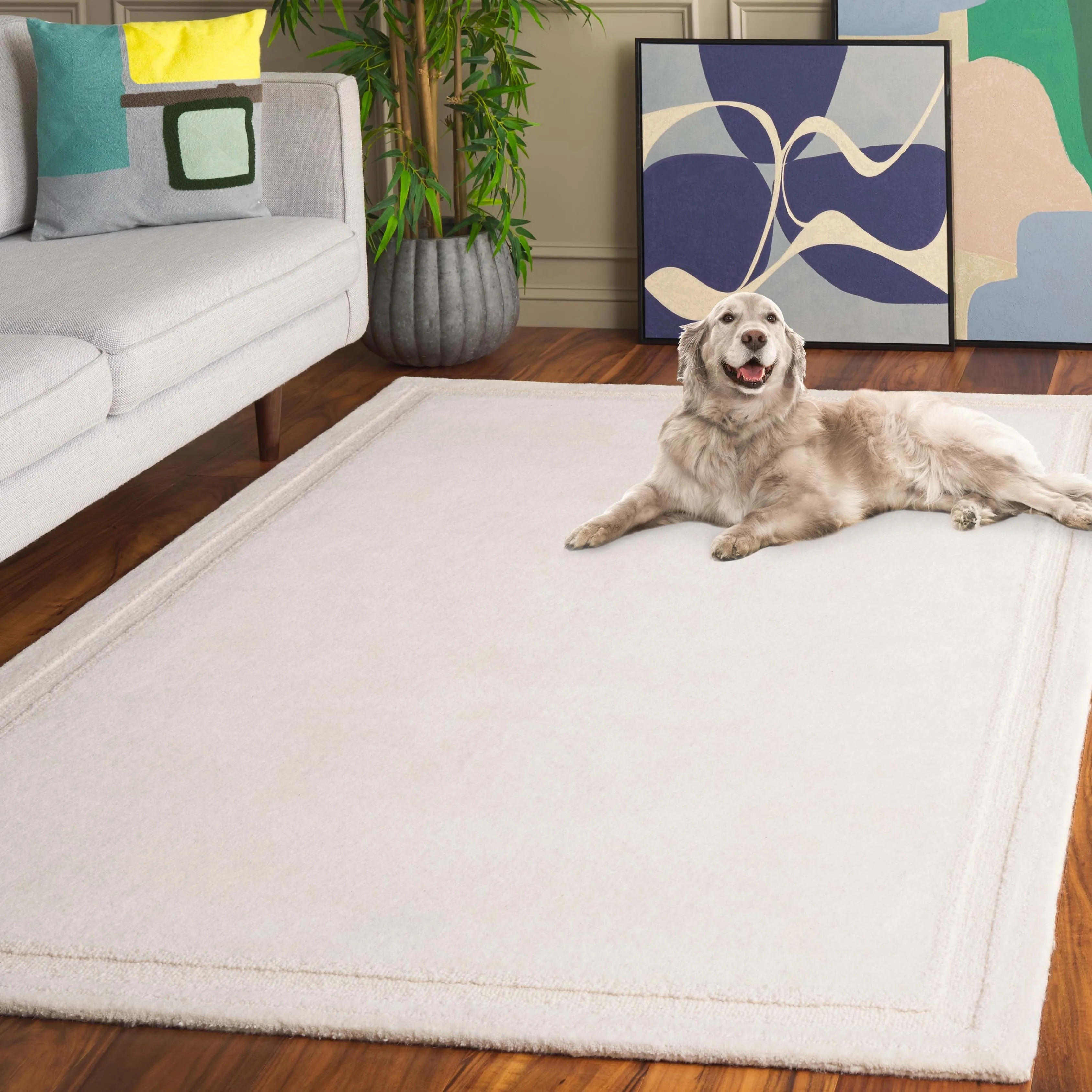 SAFAVIEH Handmade Metro Lyudmyla French Country Wool Rug