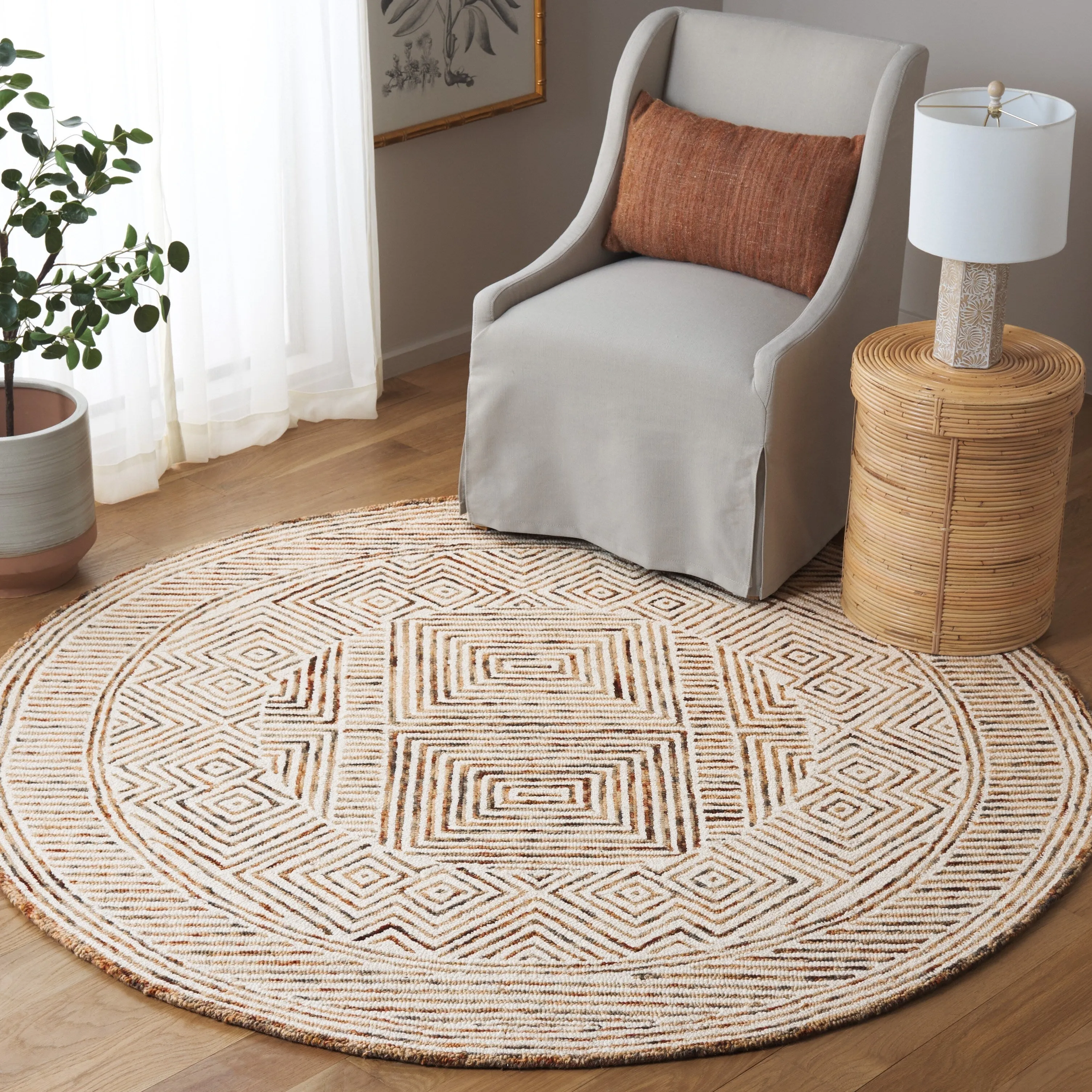 SAFAVIEH Handmade Metro Margreet French Country Wool Rug