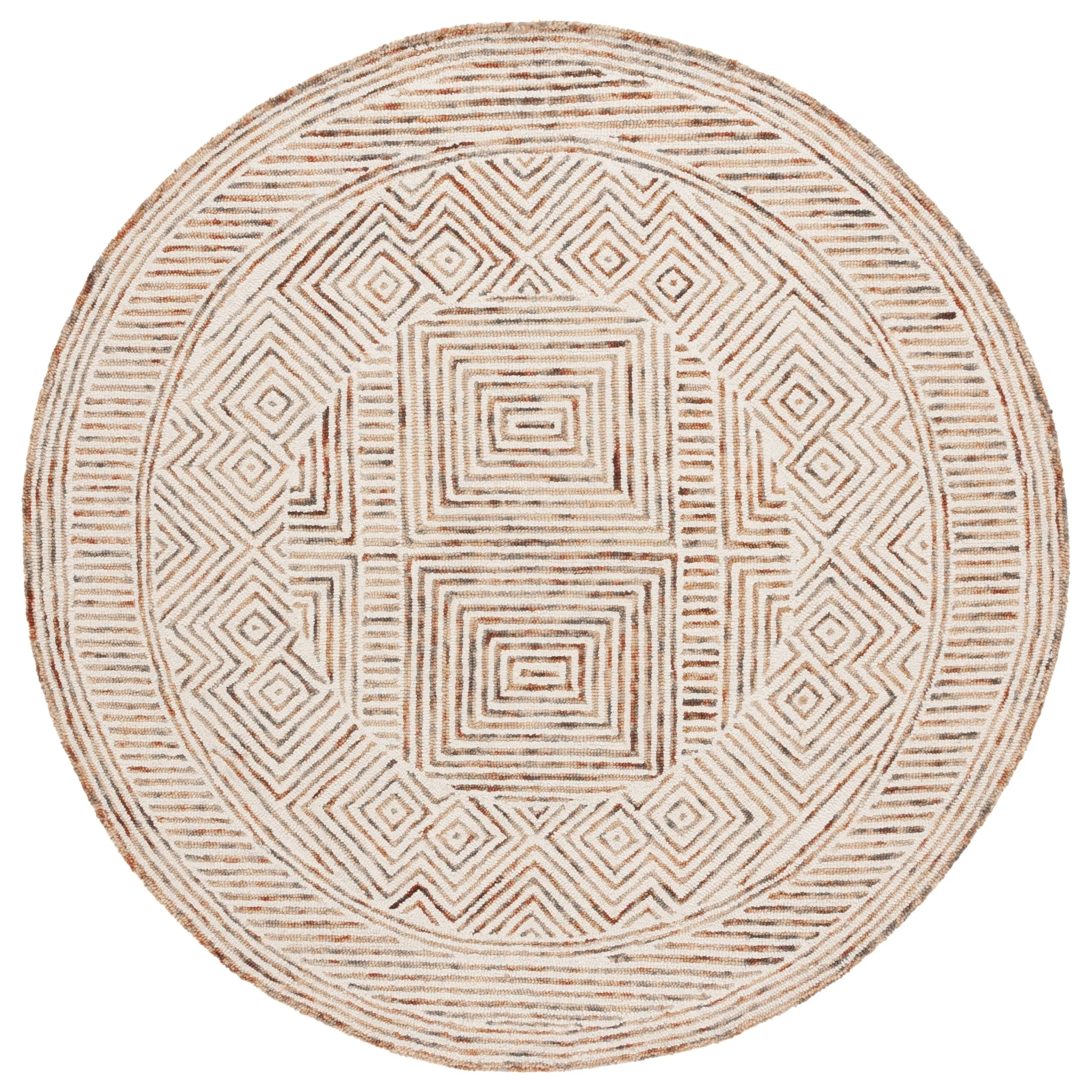 SAFAVIEH Handmade Metro Margreet French Country Wool Rug