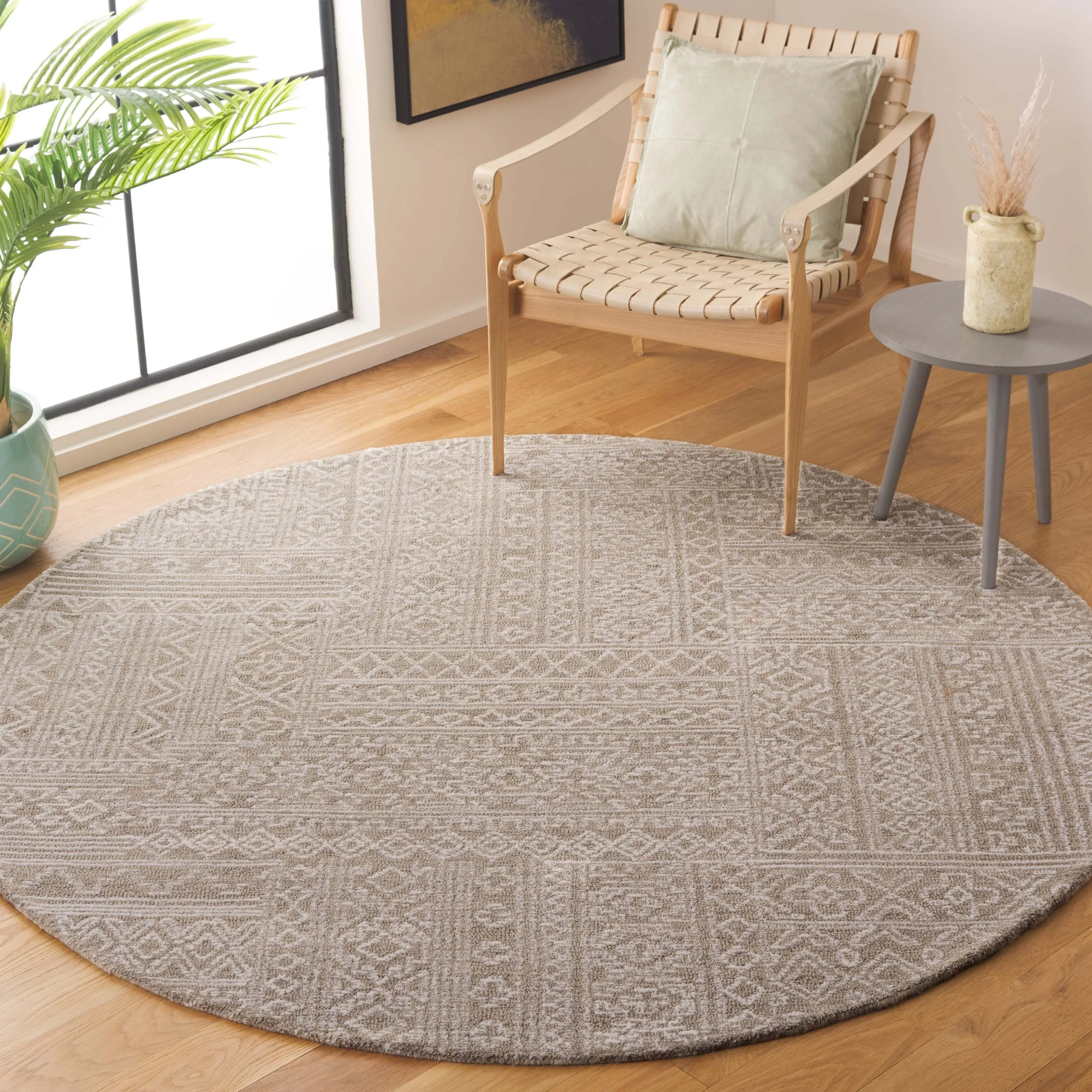 SAFAVIEH Handmade Micro-Loop Dortje Wool Rug