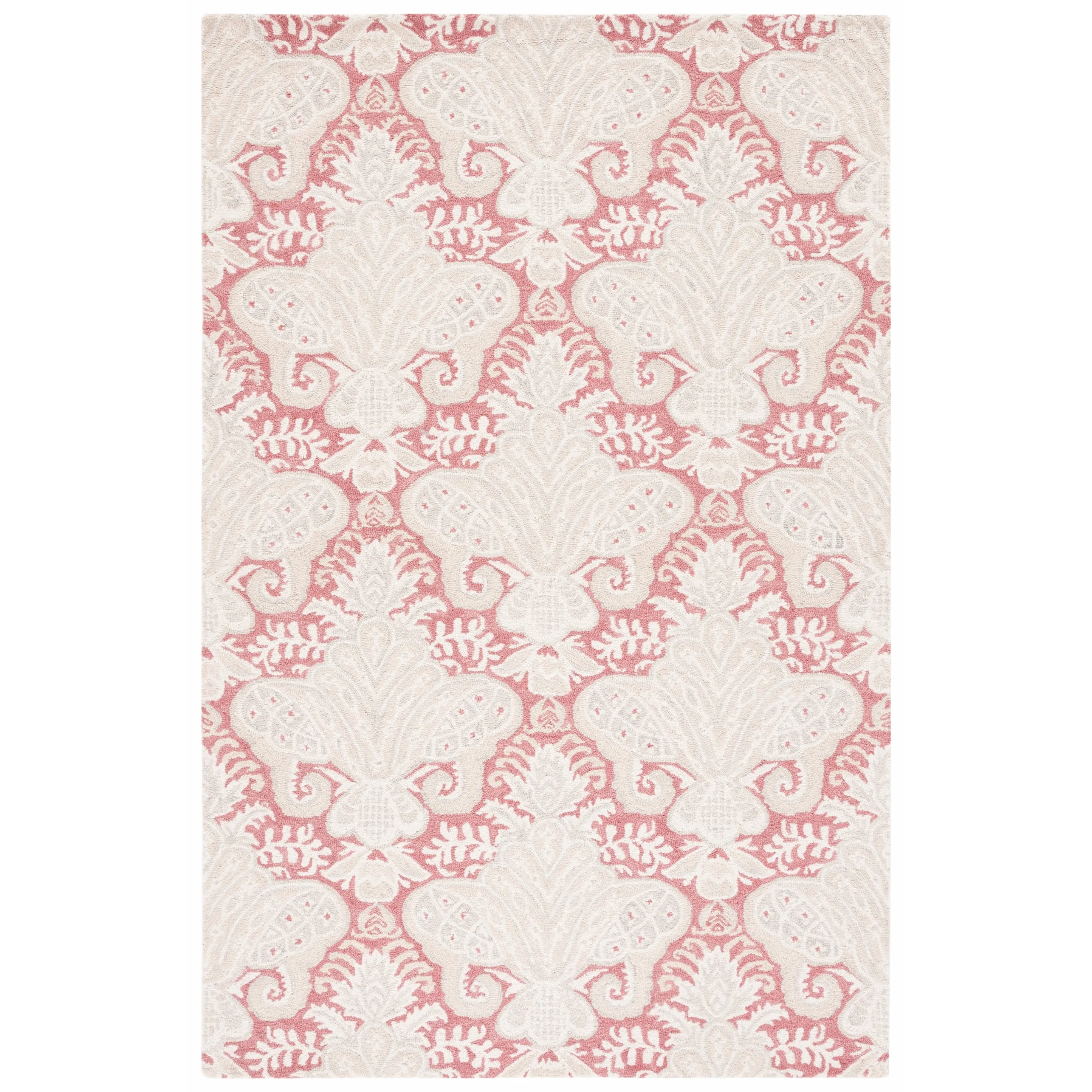 SAFAVIEH Handmade Micro-Loop Kolfinna Modern Wool Rug