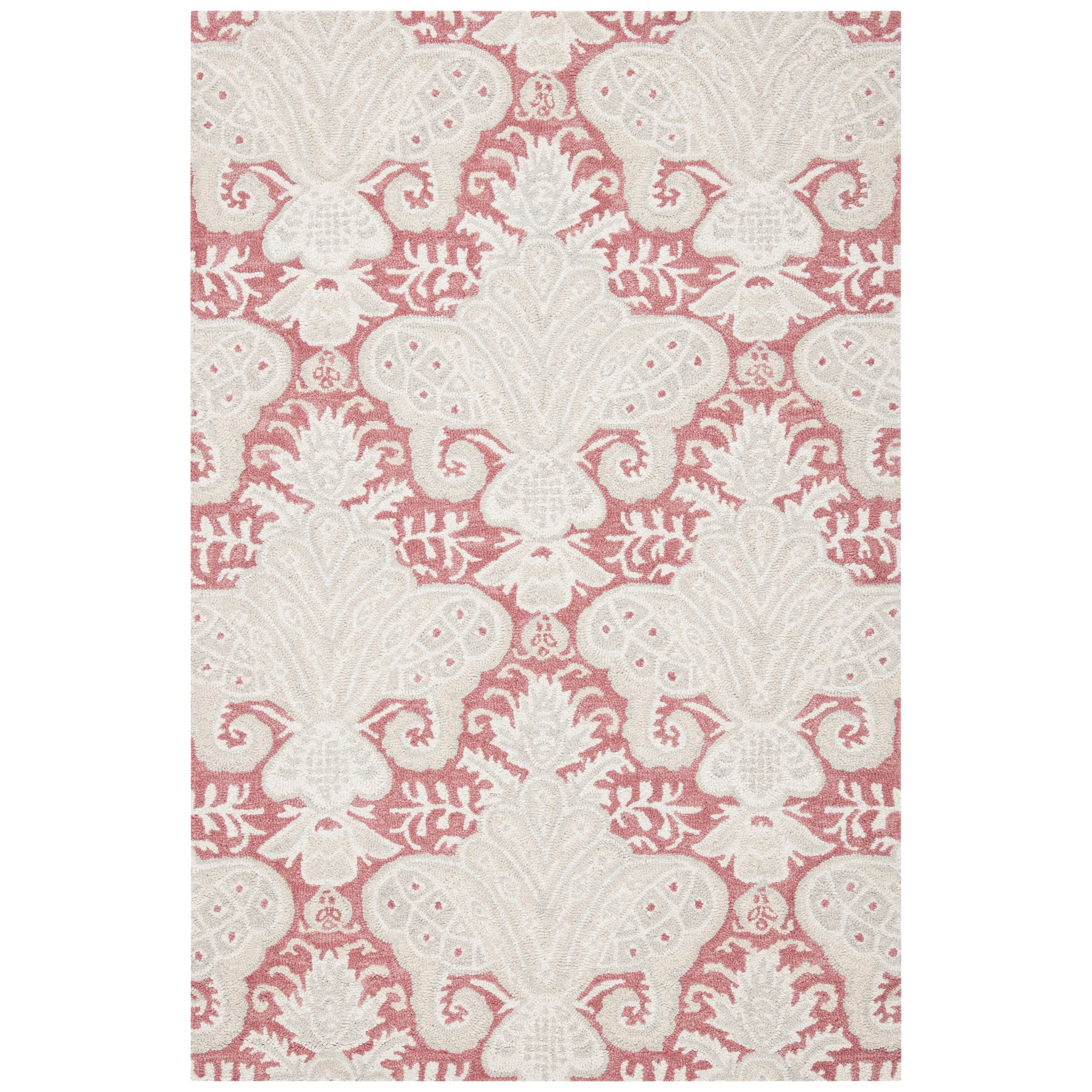 SAFAVIEH Handmade Micro-Loop Kolfinna Modern Wool Rug