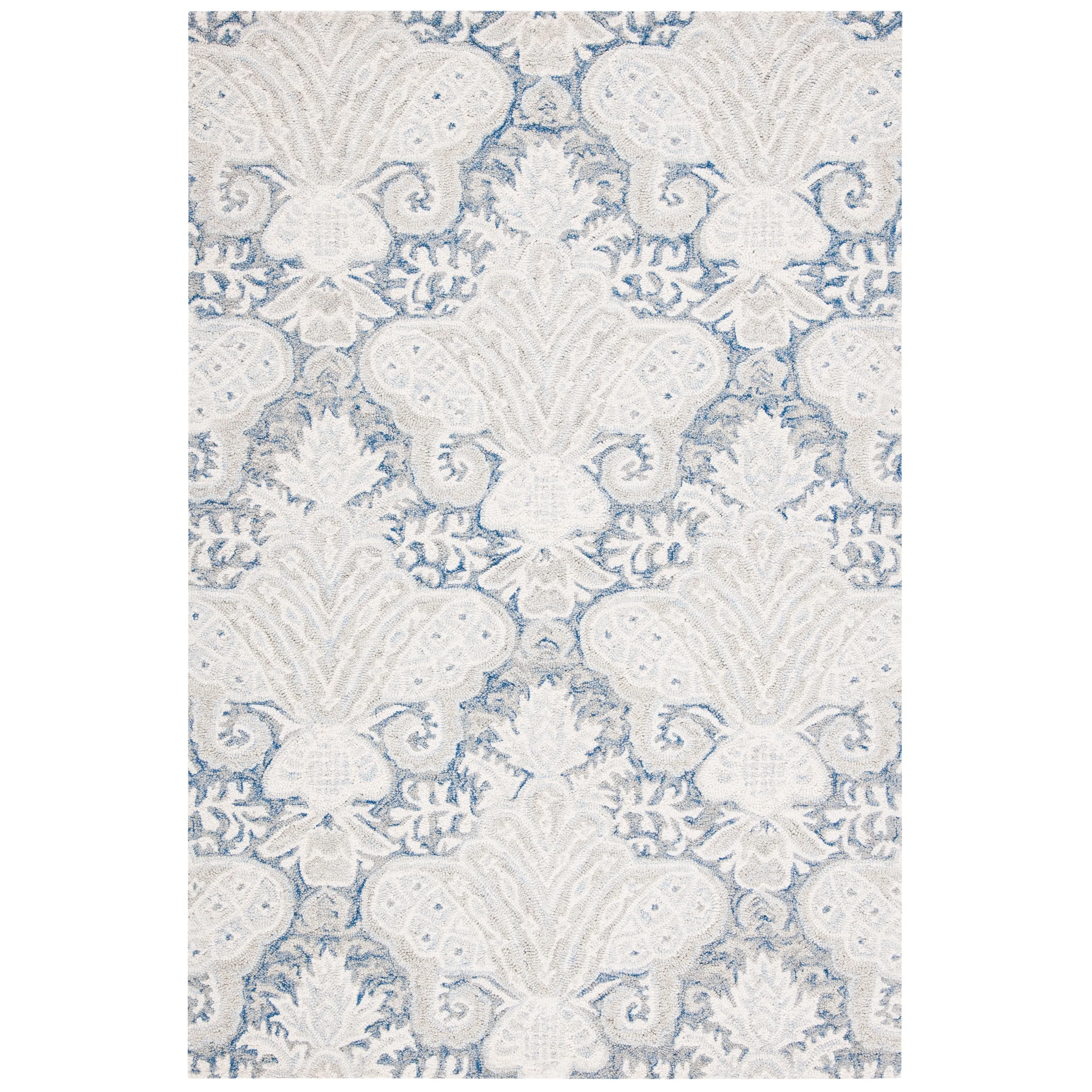 SAFAVIEH Handmade Micro-Loop Kolfinna Modern Wool Rug
