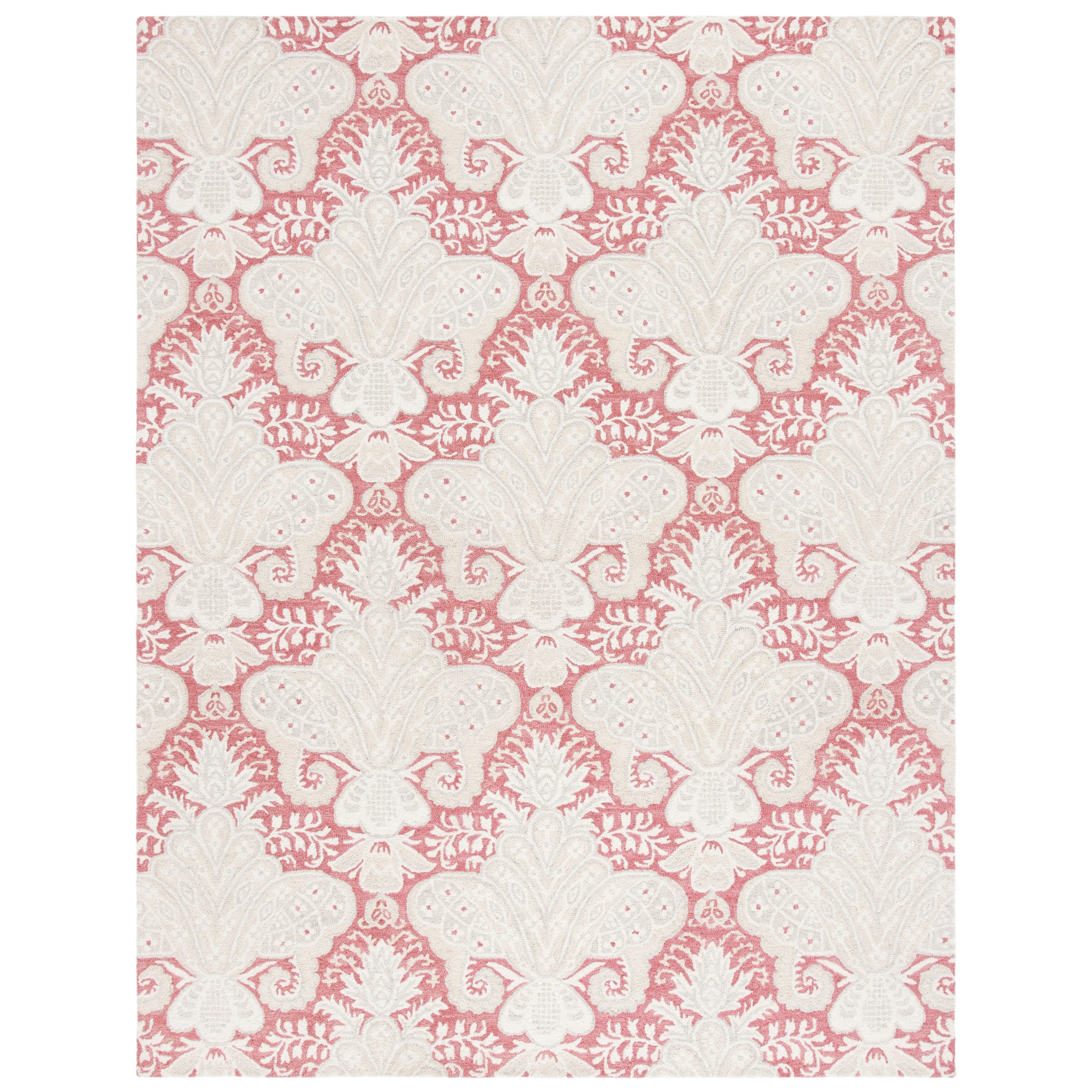 SAFAVIEH Handmade Micro-Loop Kolfinna Modern Wool Rug