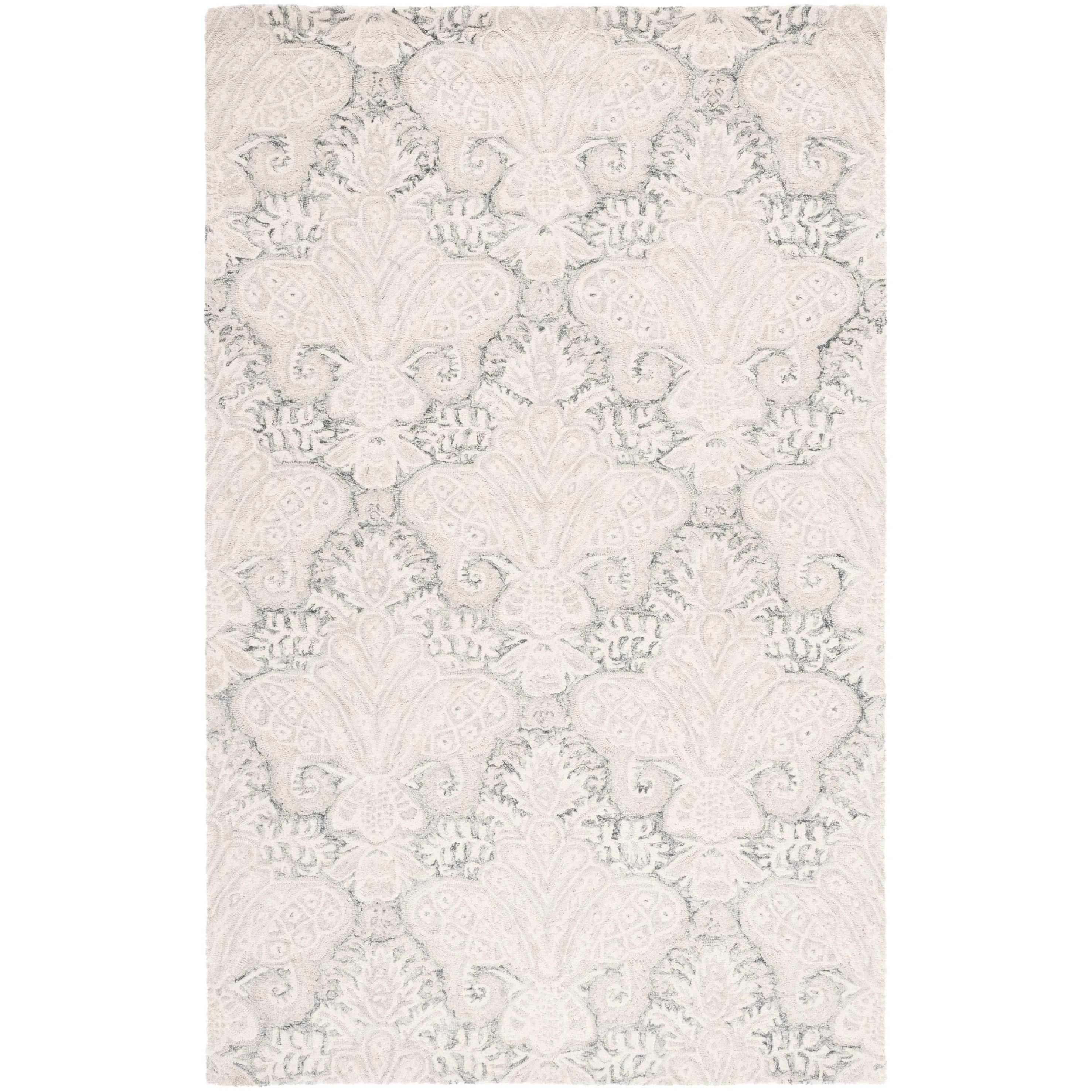 SAFAVIEH Handmade Micro-Loop Kolfinna Modern Wool Rug