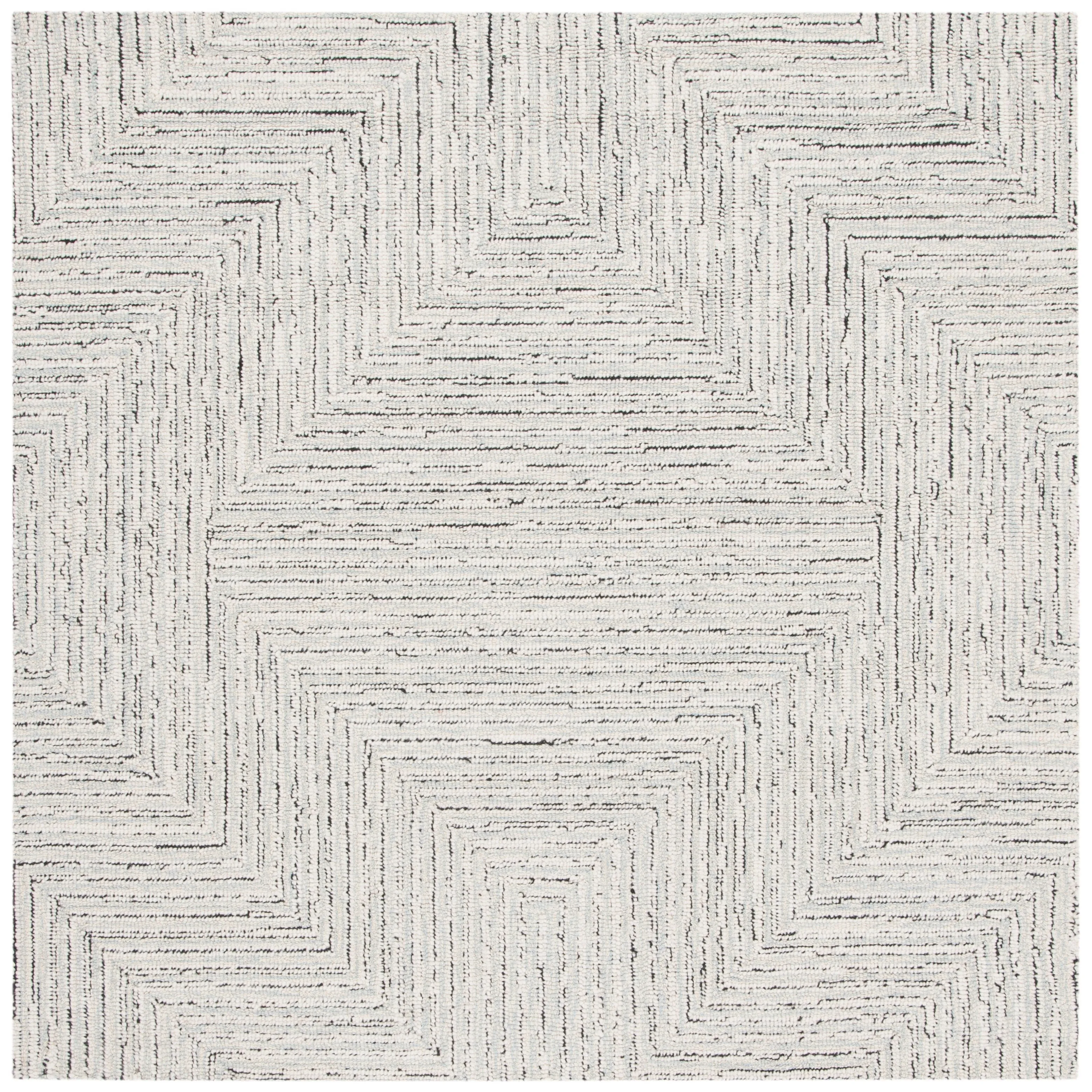 SAFAVIEH Handmade Micro-Loop Nausica Modern Wool Rug