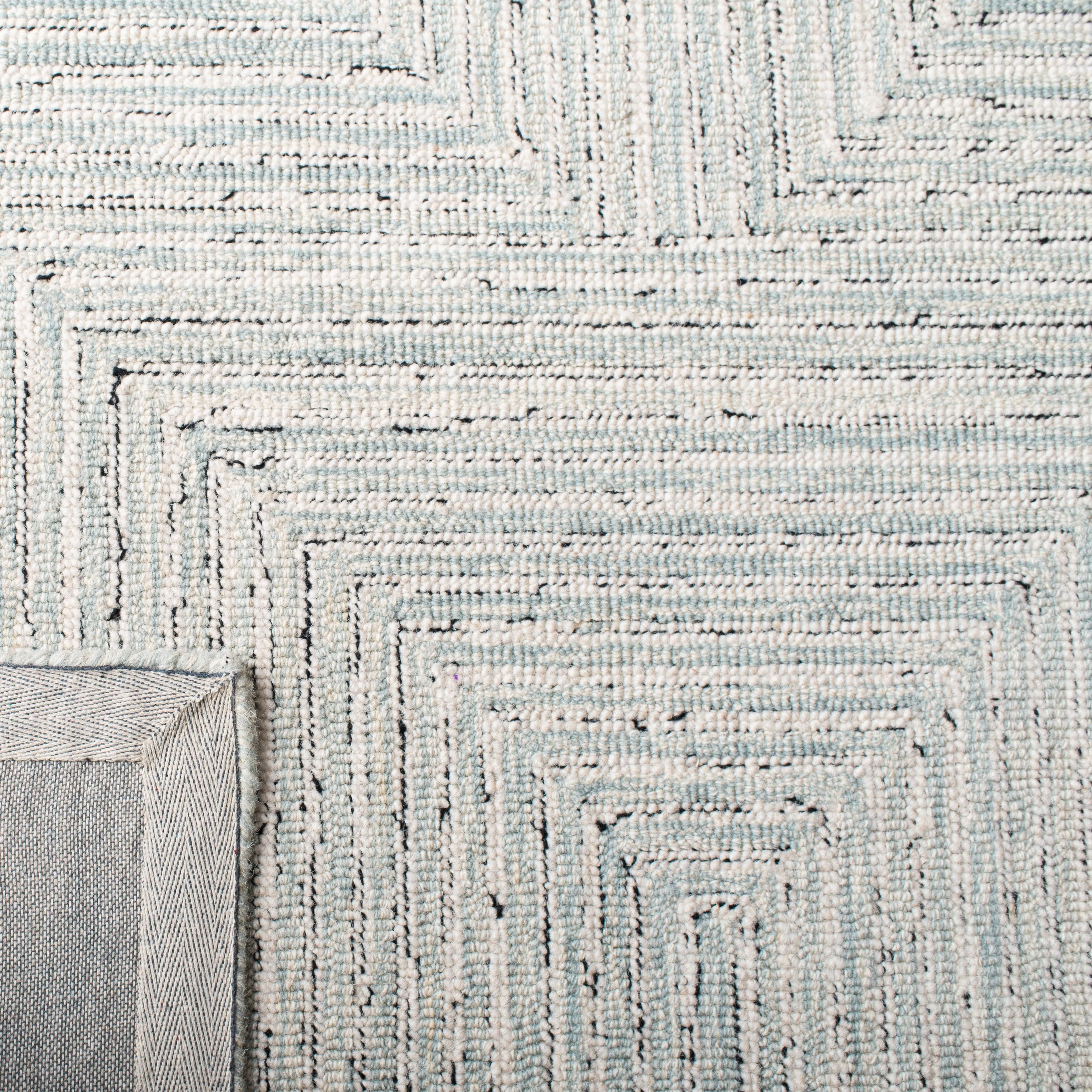 SAFAVIEH Handmade Micro-Loop Nausica Modern Wool Rug