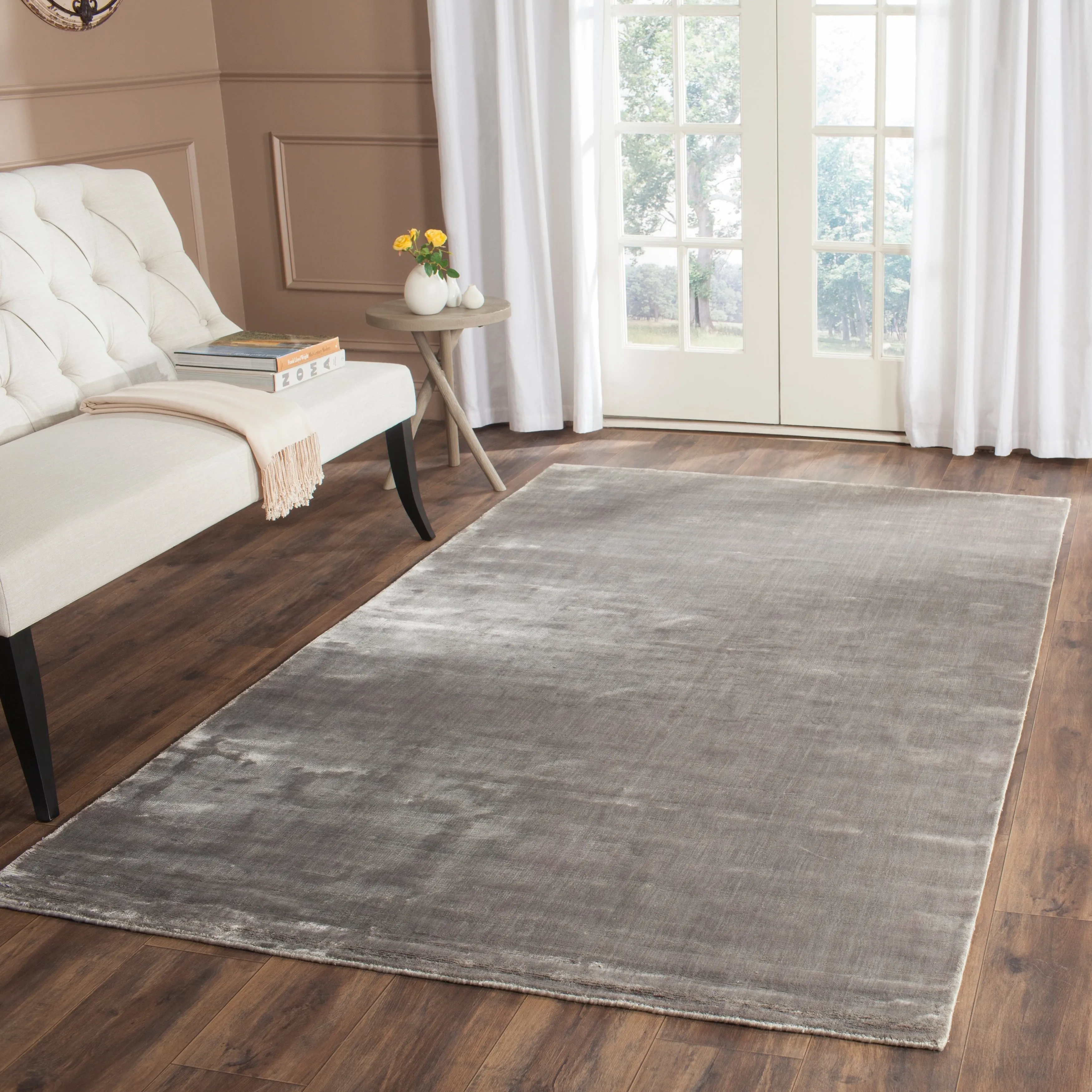 SAFAVIEH Handmade Mirage Filotia Modern Abstract Viscose Rug