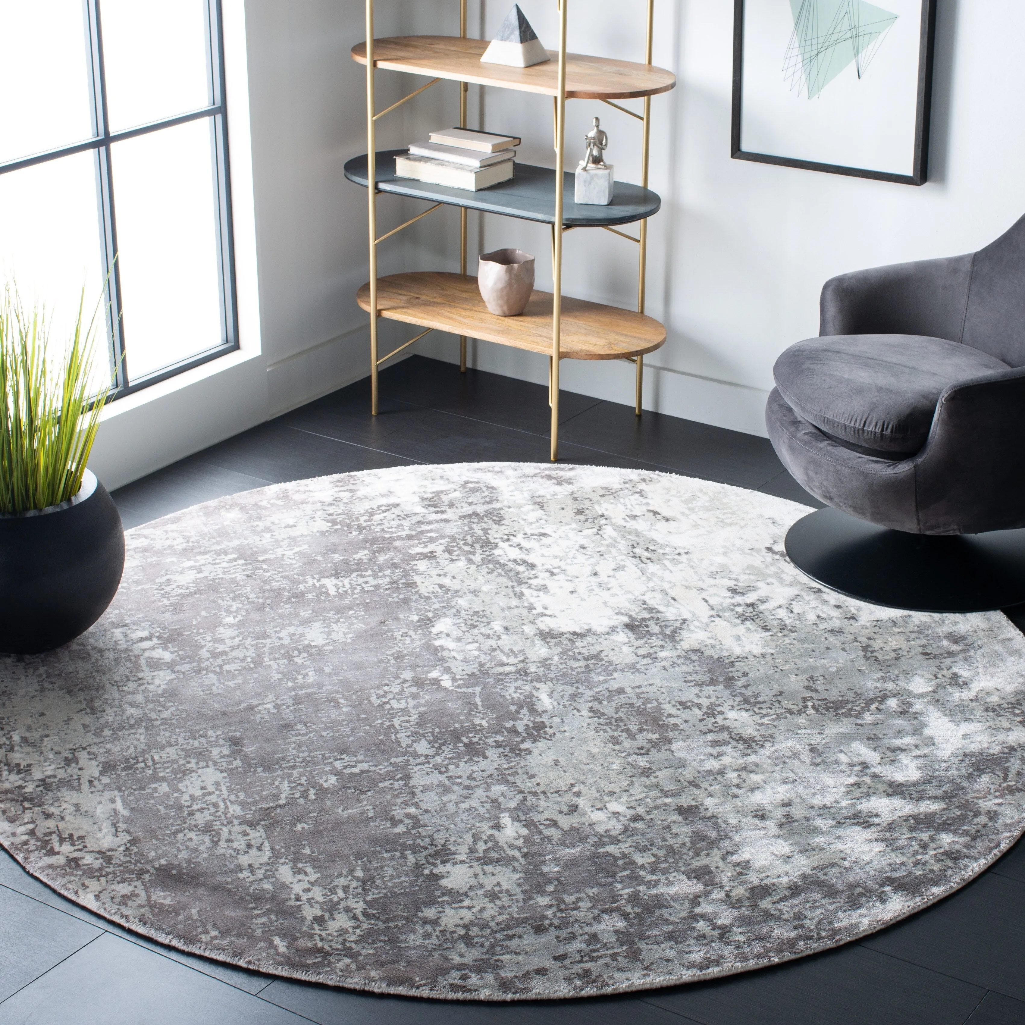 SAFAVIEH Handmade Mirage Selvie Modern Abstract Viscose Rug