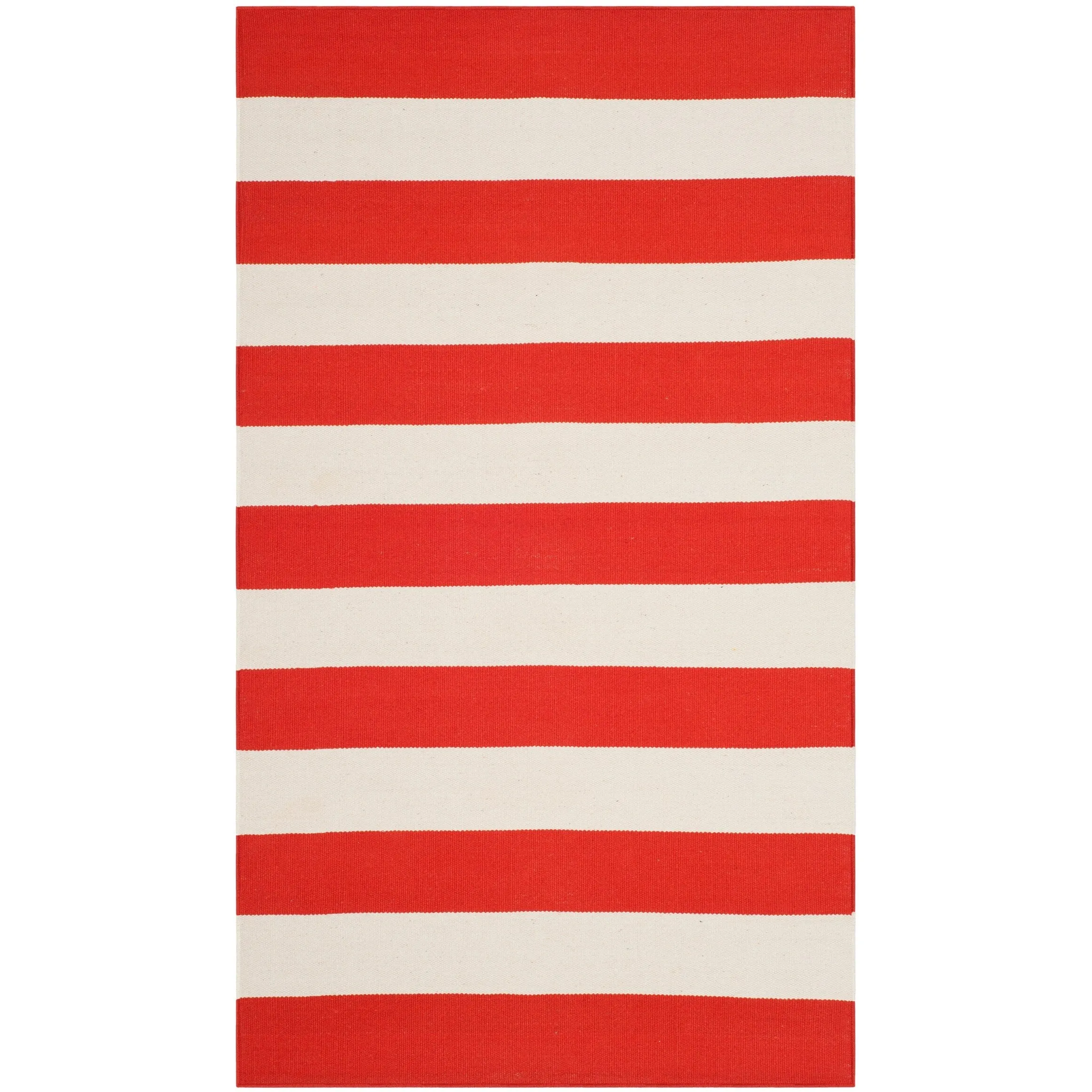SAFAVIEH Handmade Montauk Geltrude Stripe Cotton Flatweave Rug