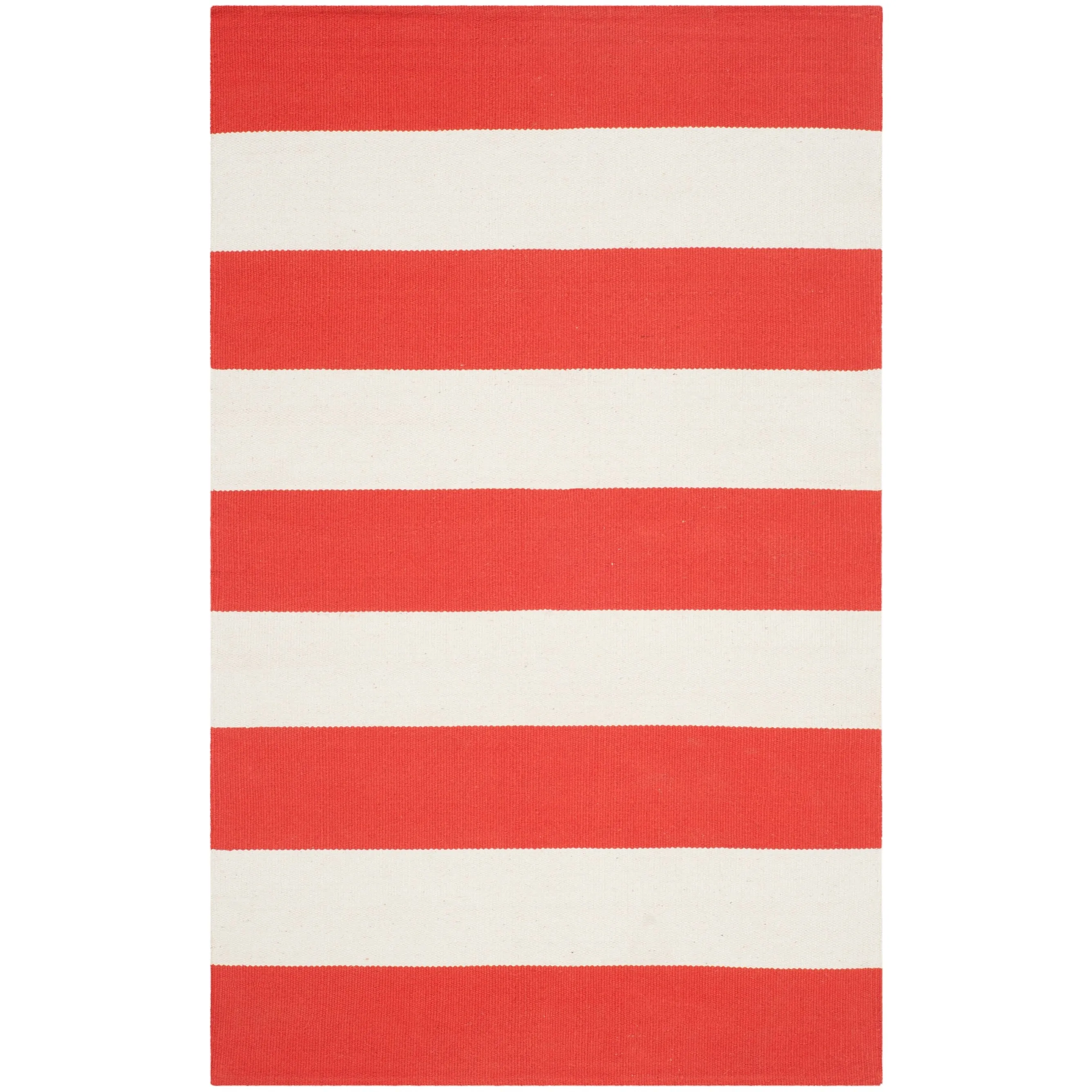 SAFAVIEH Handmade Montauk Geltrude Stripe Cotton Flatweave Rug