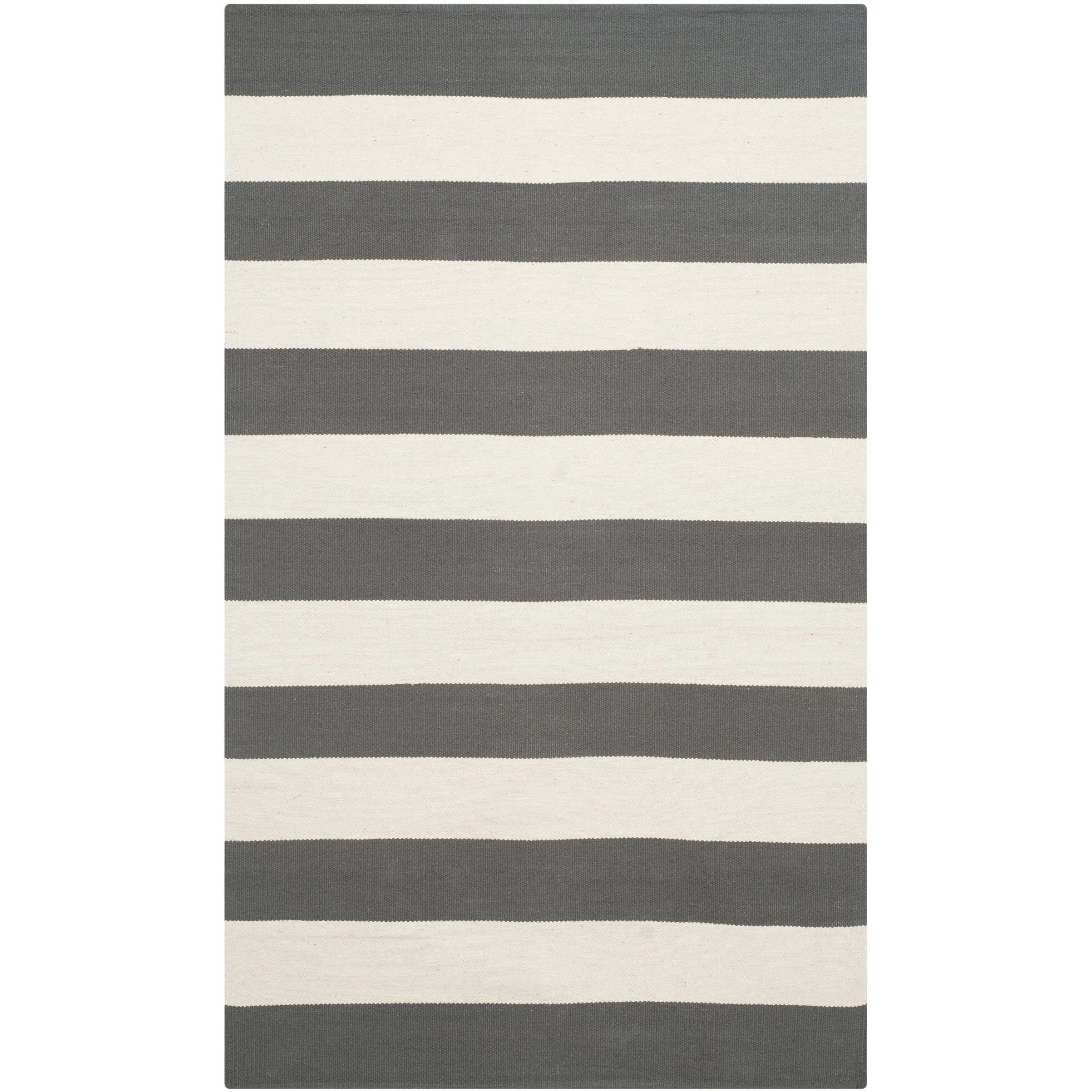 SAFAVIEH Handmade Montauk Geltrude Stripe Cotton Flatweave Rug