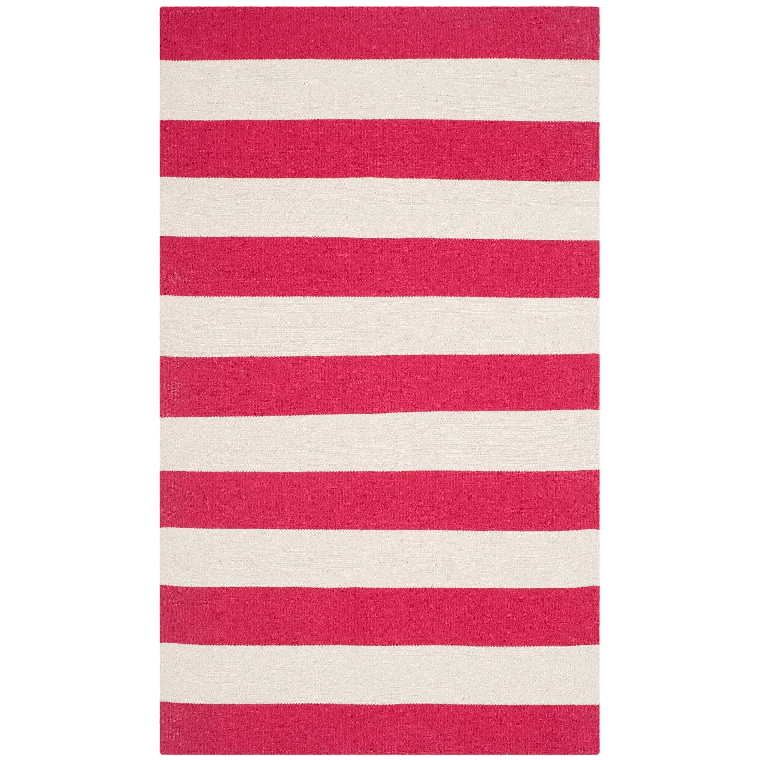 SAFAVIEH Handmade Montauk Geltrude Stripe Cotton Flatweave Rug