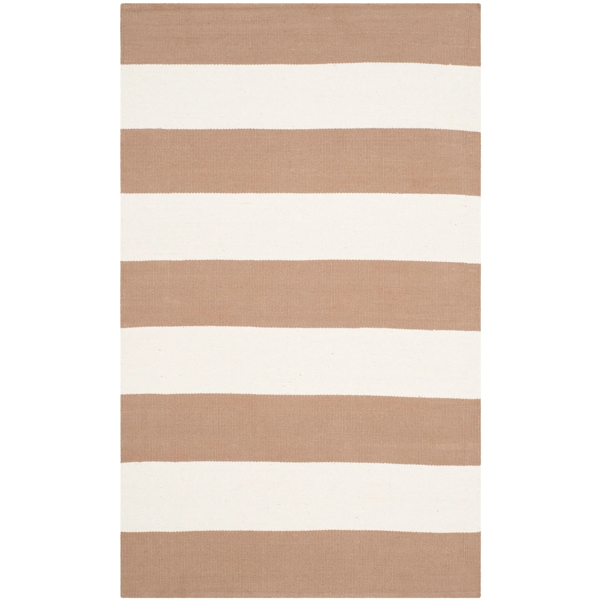 SAFAVIEH Handmade Montauk Geltrude Stripe Cotton Flatweave Rug