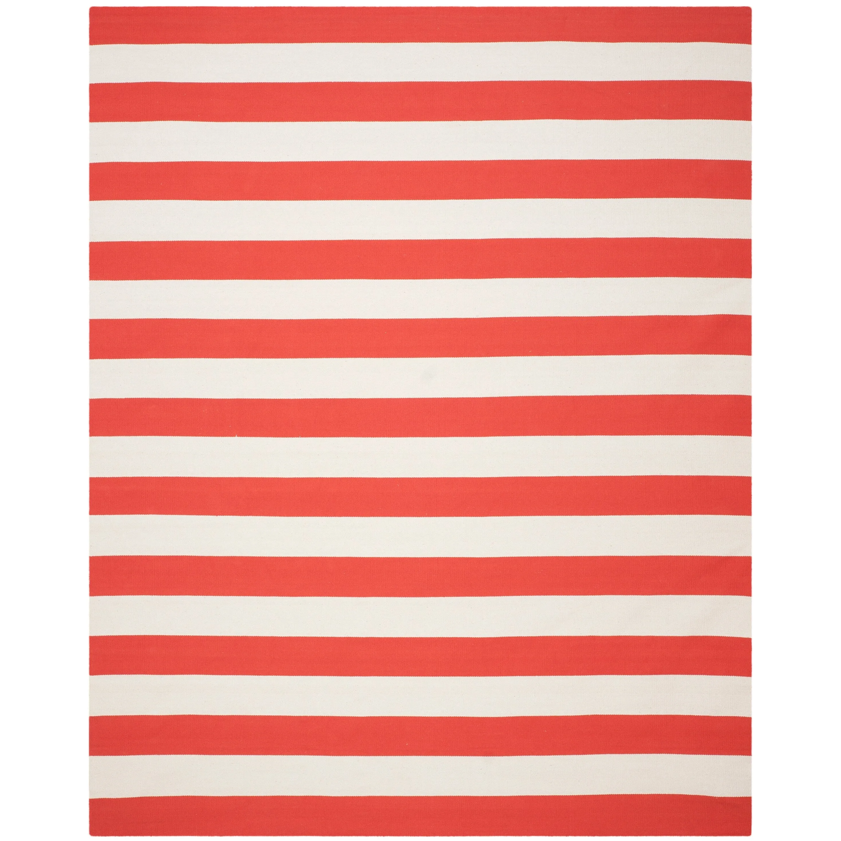 SAFAVIEH Handmade Montauk Geltrude Stripe Cotton Flatweave Rug