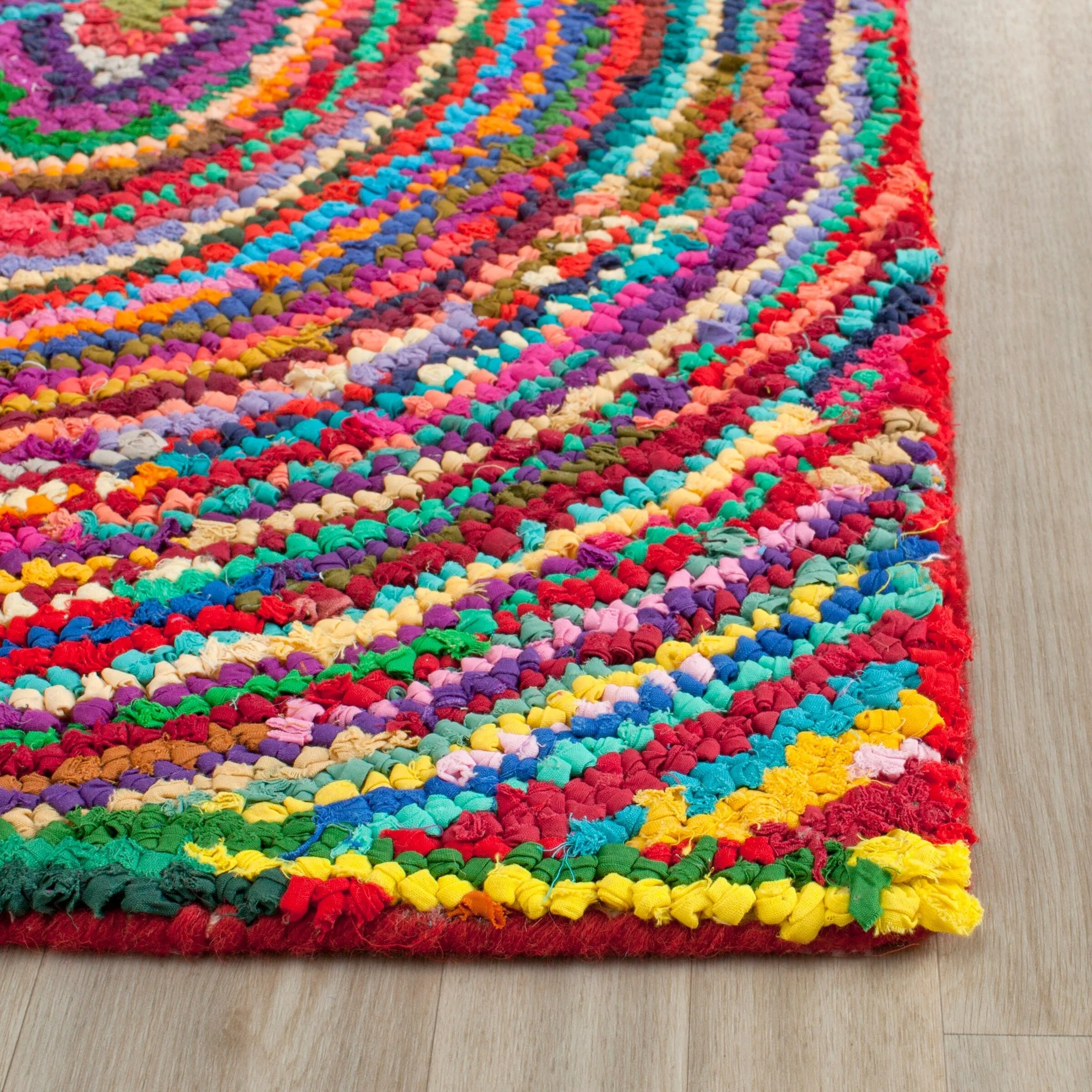 SAFAVIEH Handmade Nantucket Anastassia Contemporary Cotton Rug