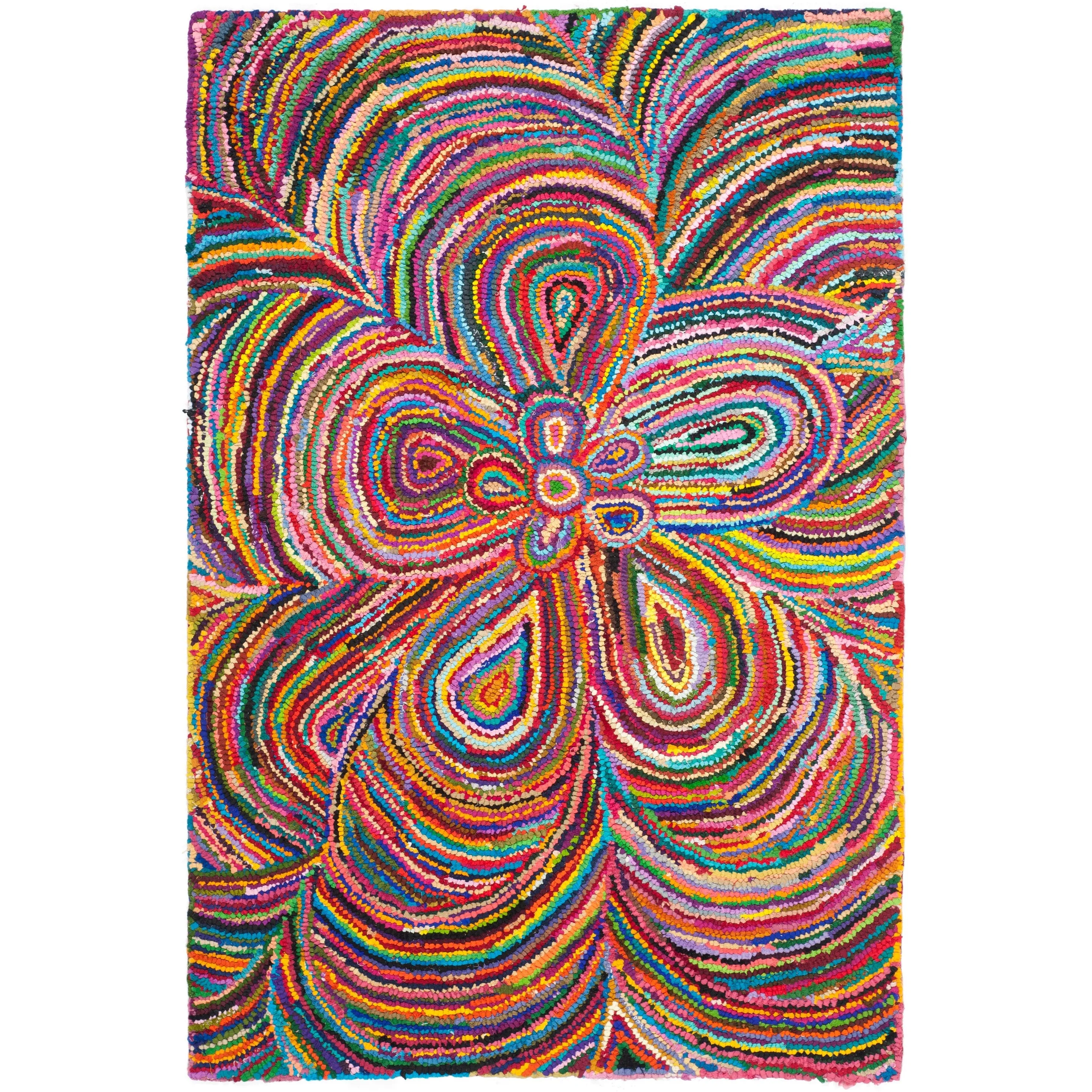 SAFAVIEH Handmade Nantucket Anastassia Contemporary Cotton Rug