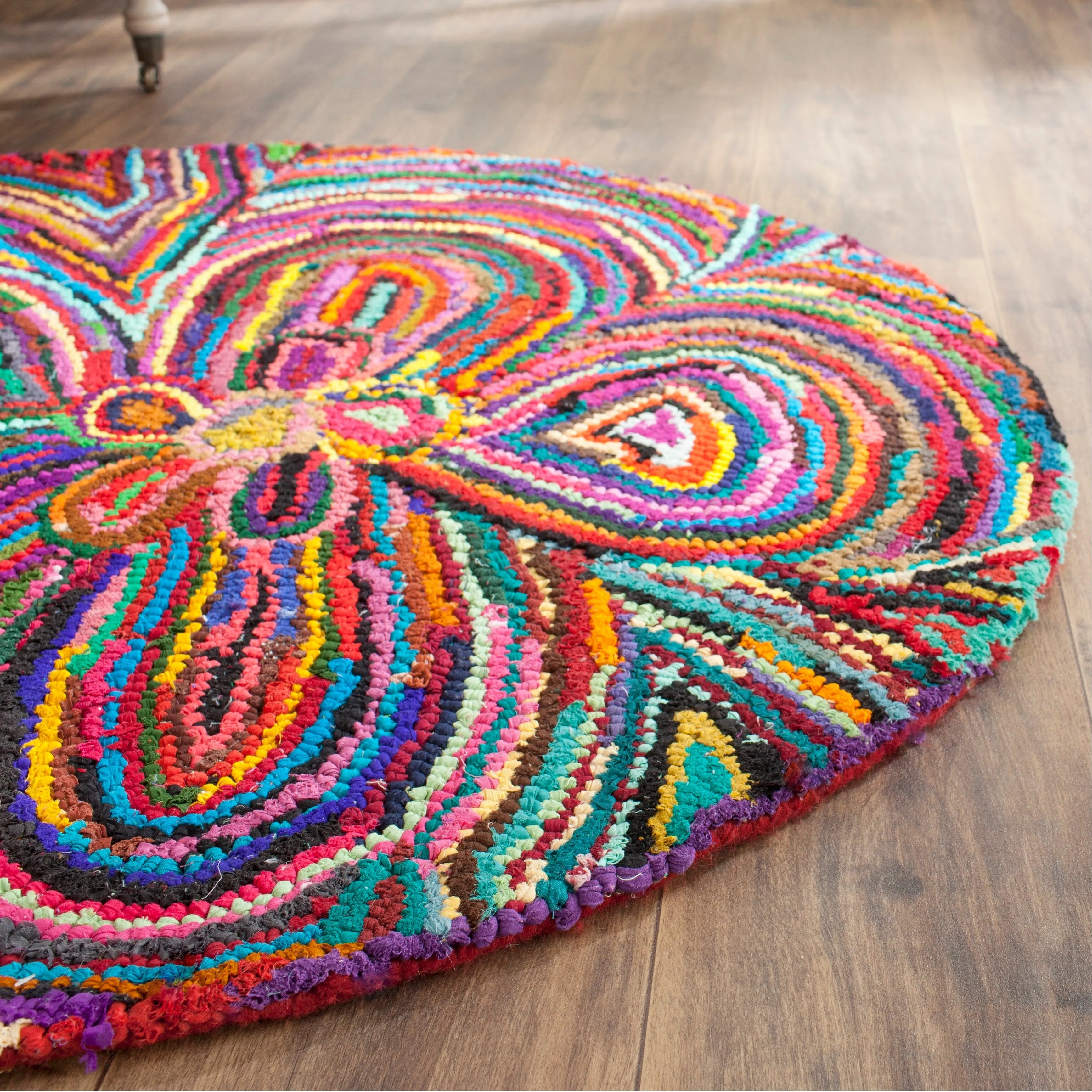 SAFAVIEH Handmade Nantucket Anastassia Contemporary Cotton Rug