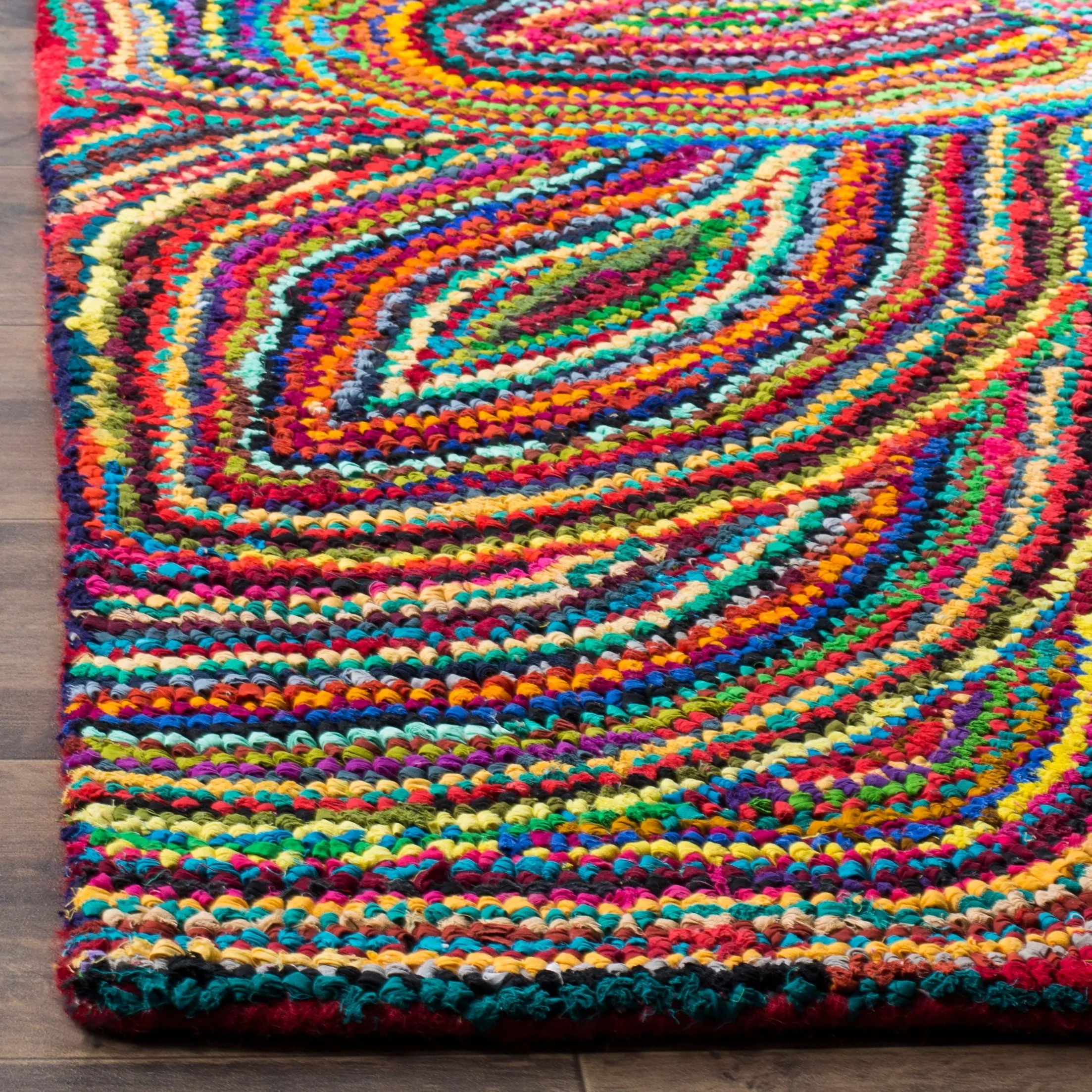 SAFAVIEH Handmade Nantucket Anastassia Contemporary Cotton Rug