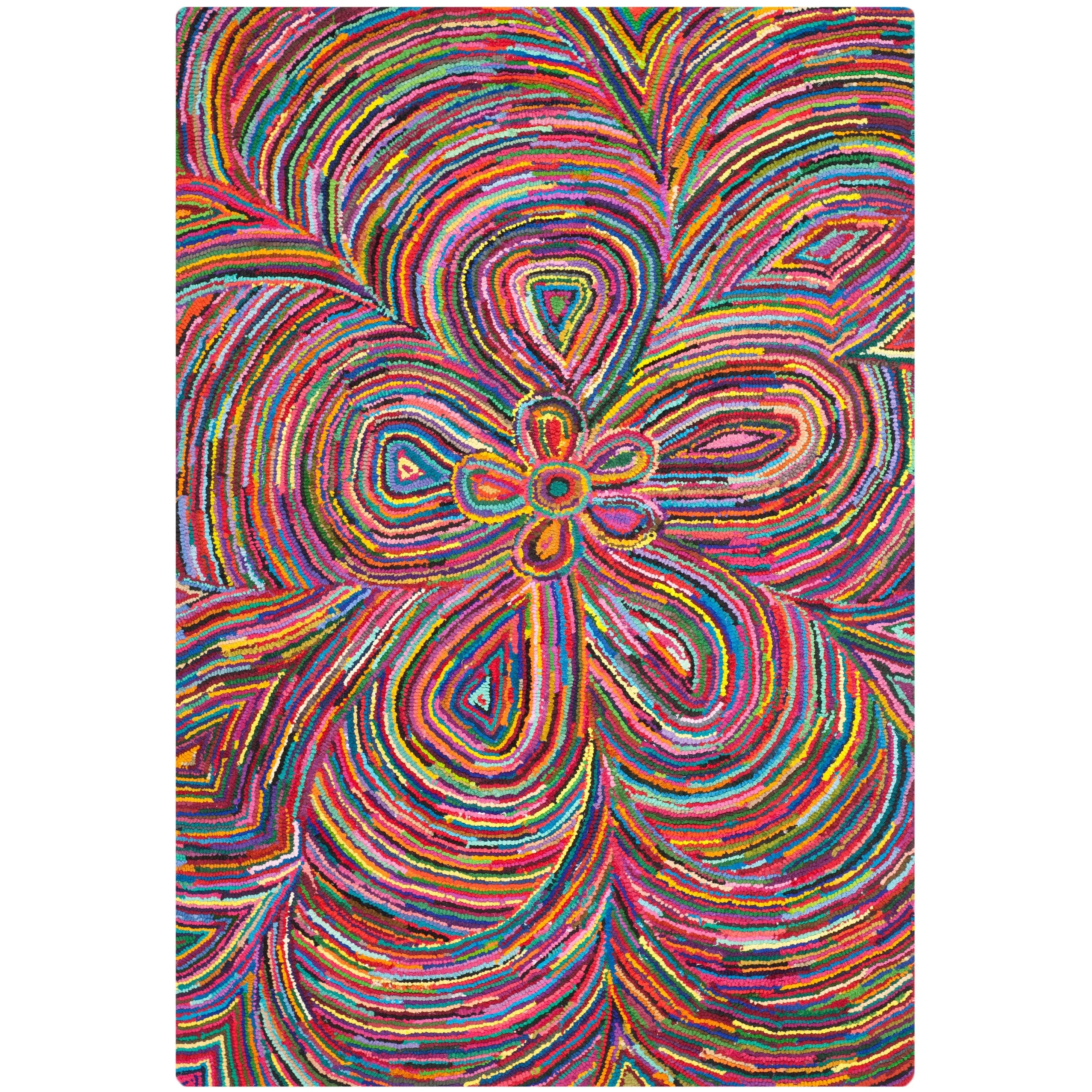 SAFAVIEH Handmade Nantucket Anastassia Contemporary Cotton Rug