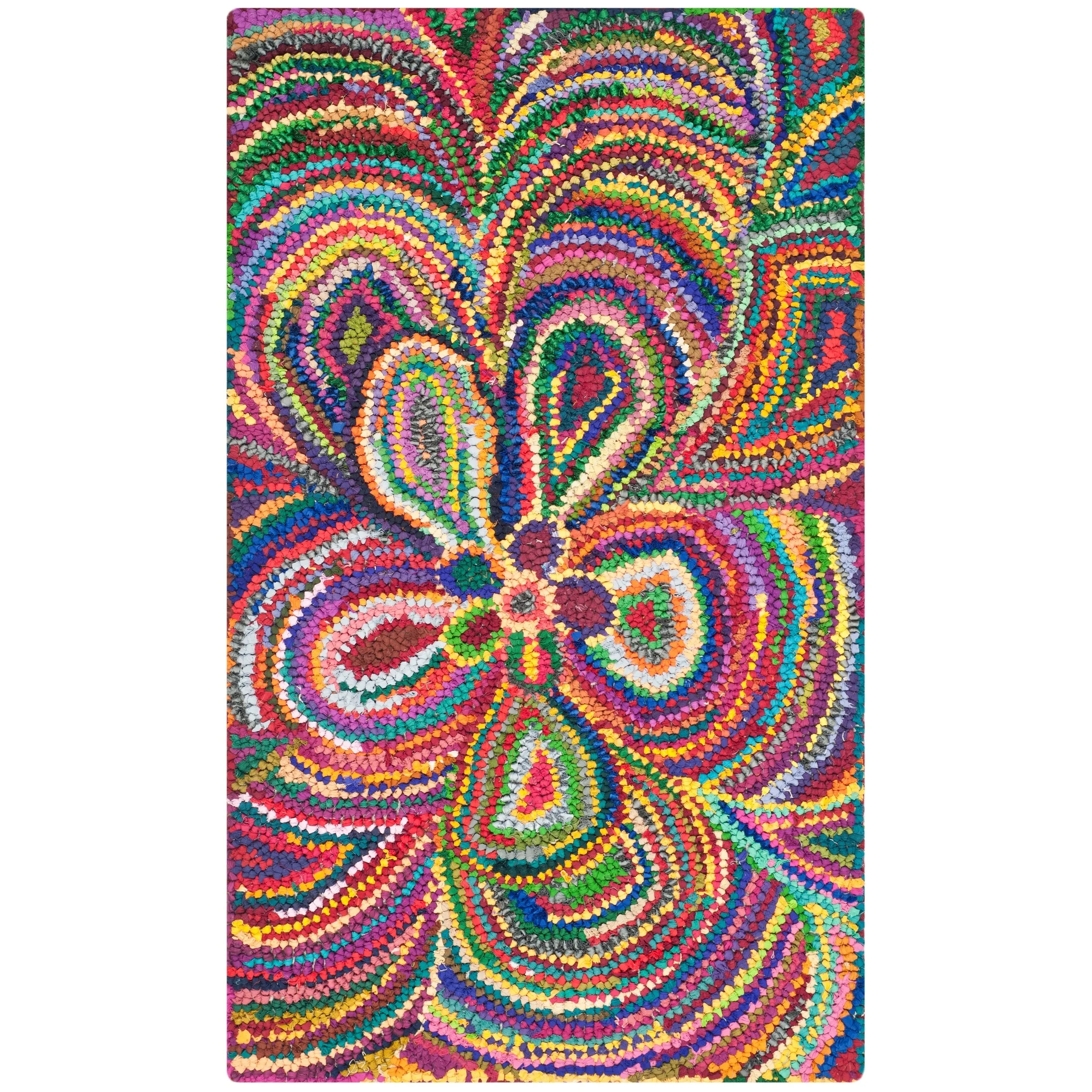 SAFAVIEH Handmade Nantucket Anastassia Contemporary Cotton Rug