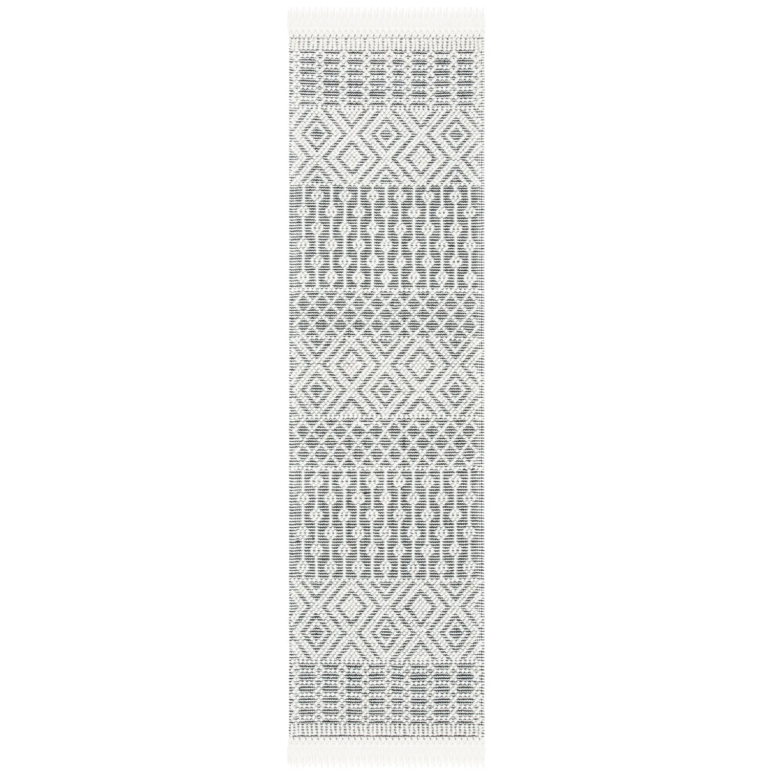 SAFAVIEH Handmade Natura Estel Wool Fringe Rug