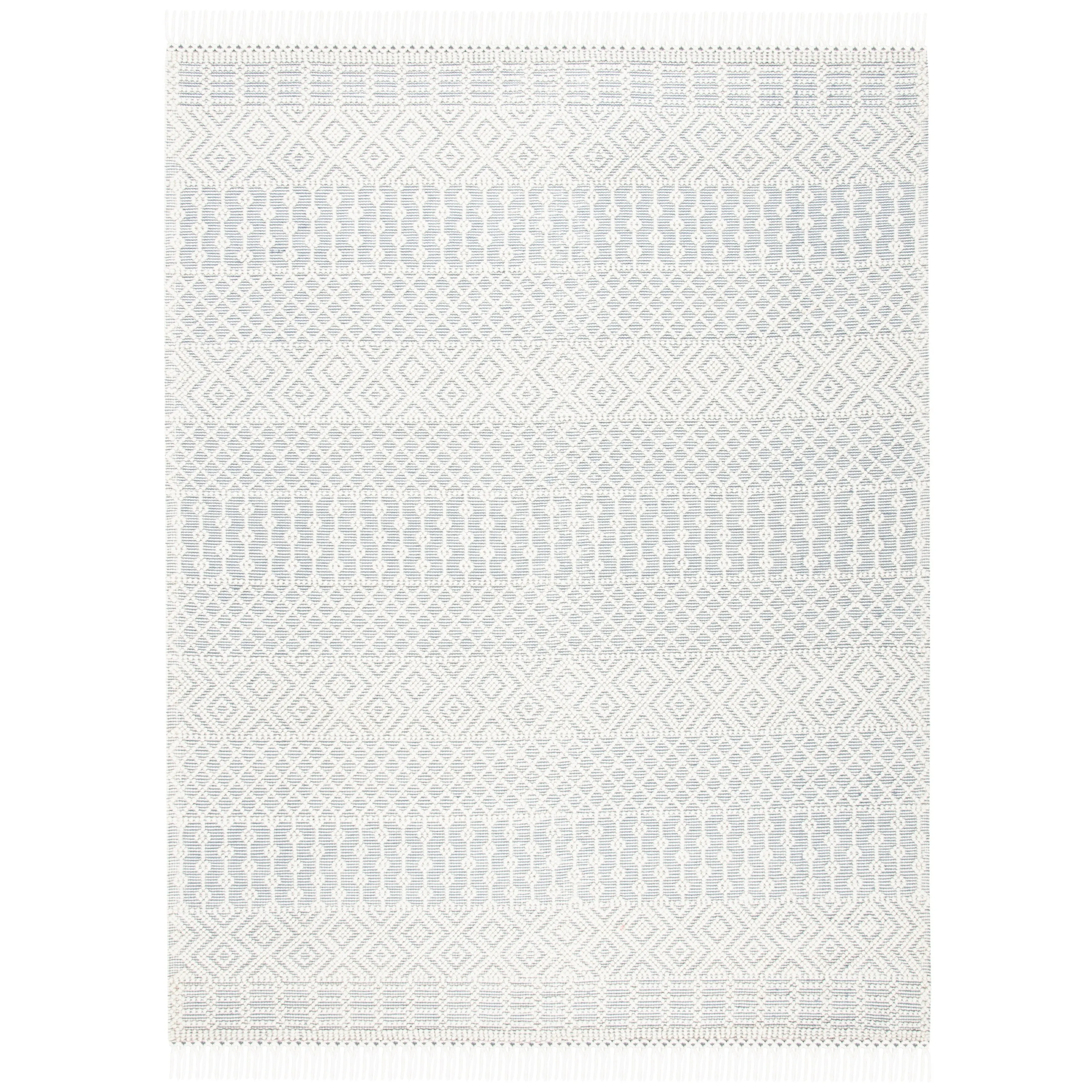 SAFAVIEH Handmade Natura Estel Wool Fringe Rug