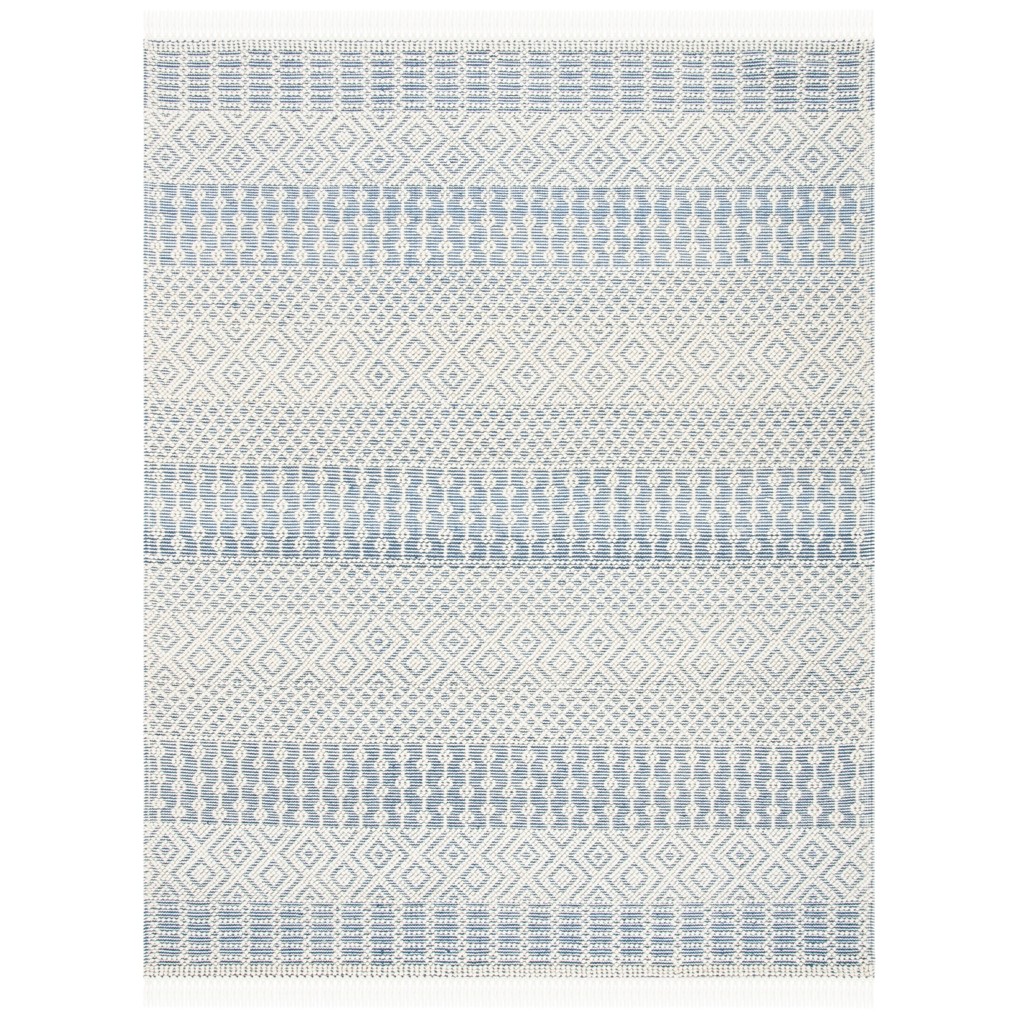 SAFAVIEH Handmade Natura Estel Wool Fringe Rug