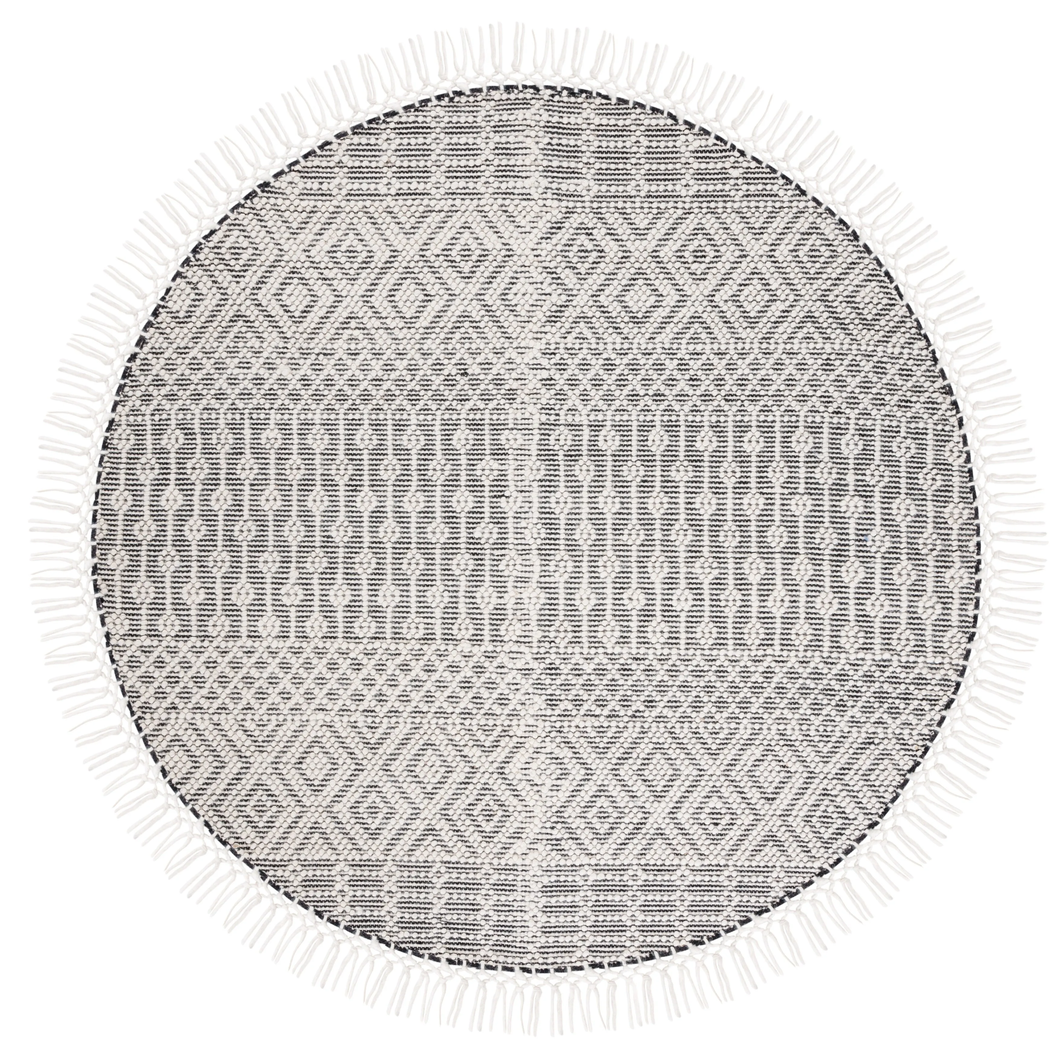 SAFAVIEH Handmade Natura Estel Wool Fringe Rug