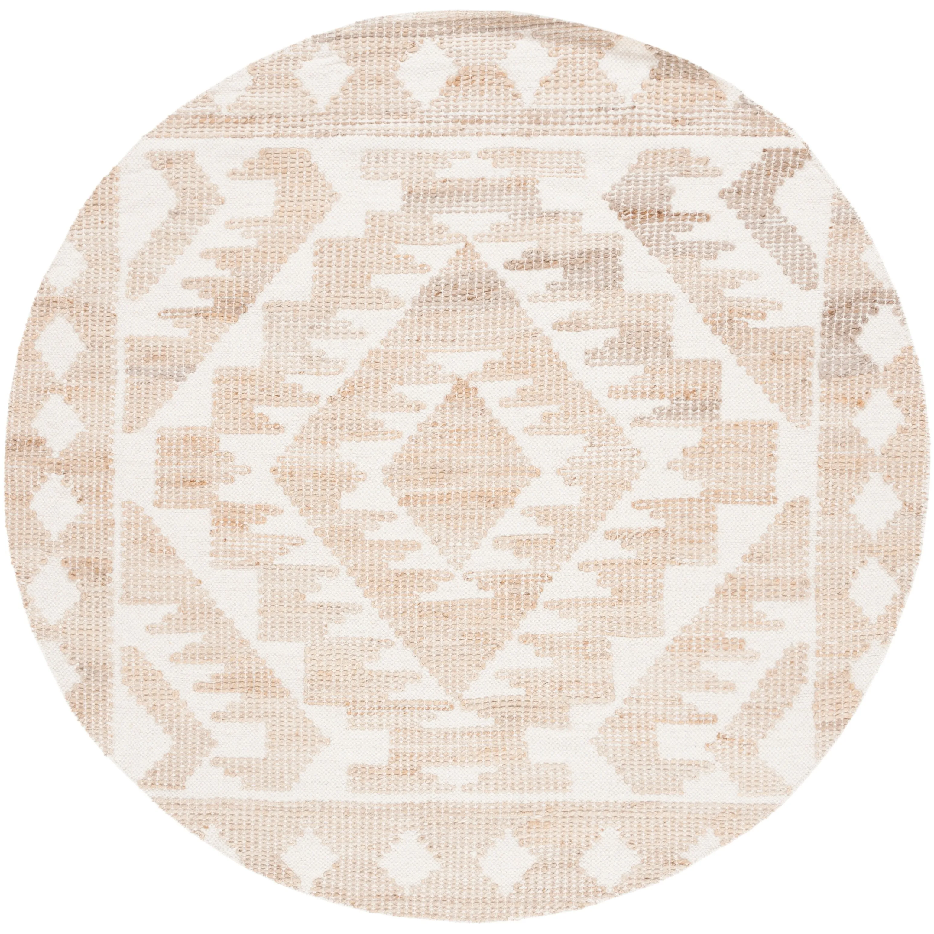 SAFAVIEH Handmade Natural Fiber Deepshikha Jute & Wool Rug