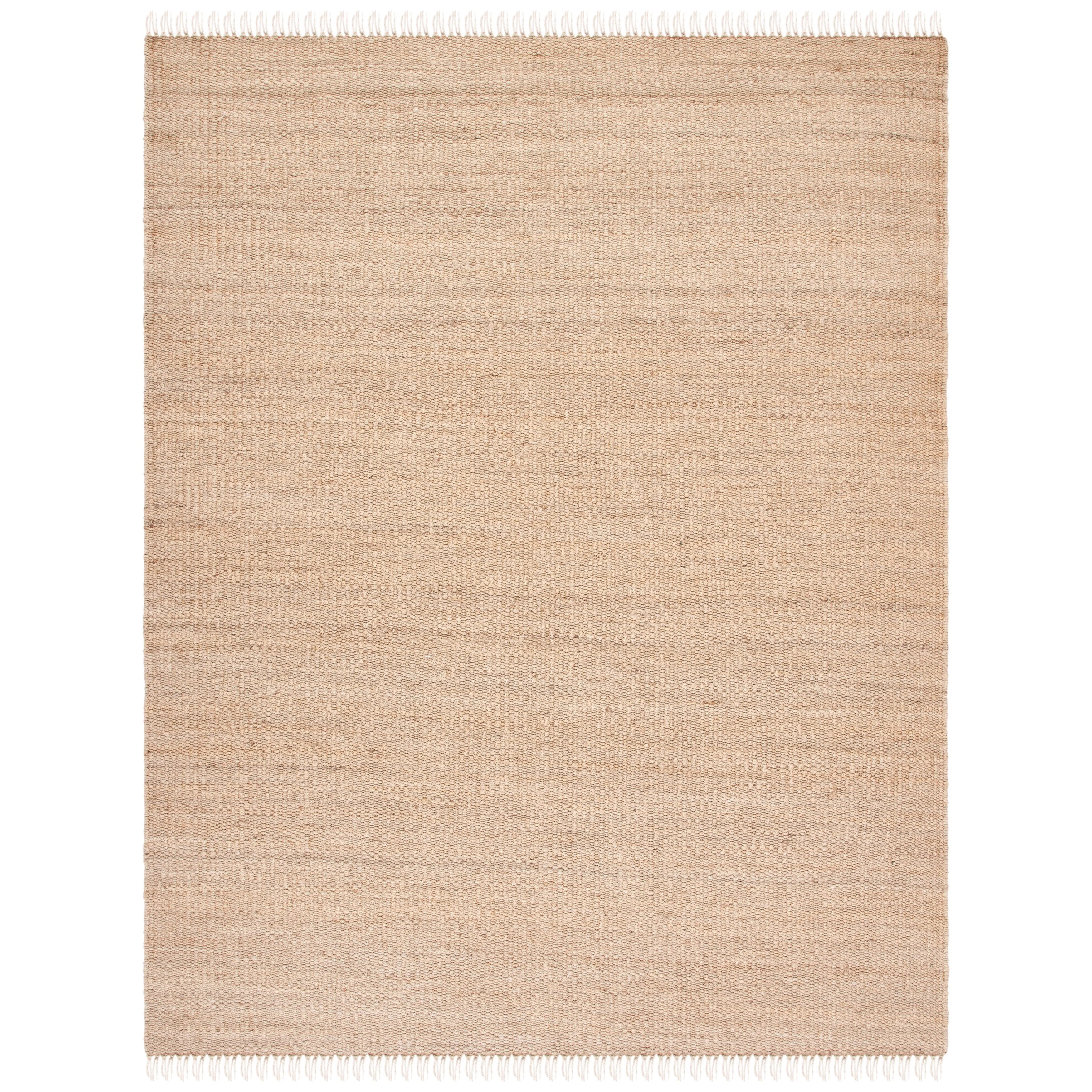 SAFAVIEH Handmade Natural Fiber Eybjorg Jute Fringe Rug