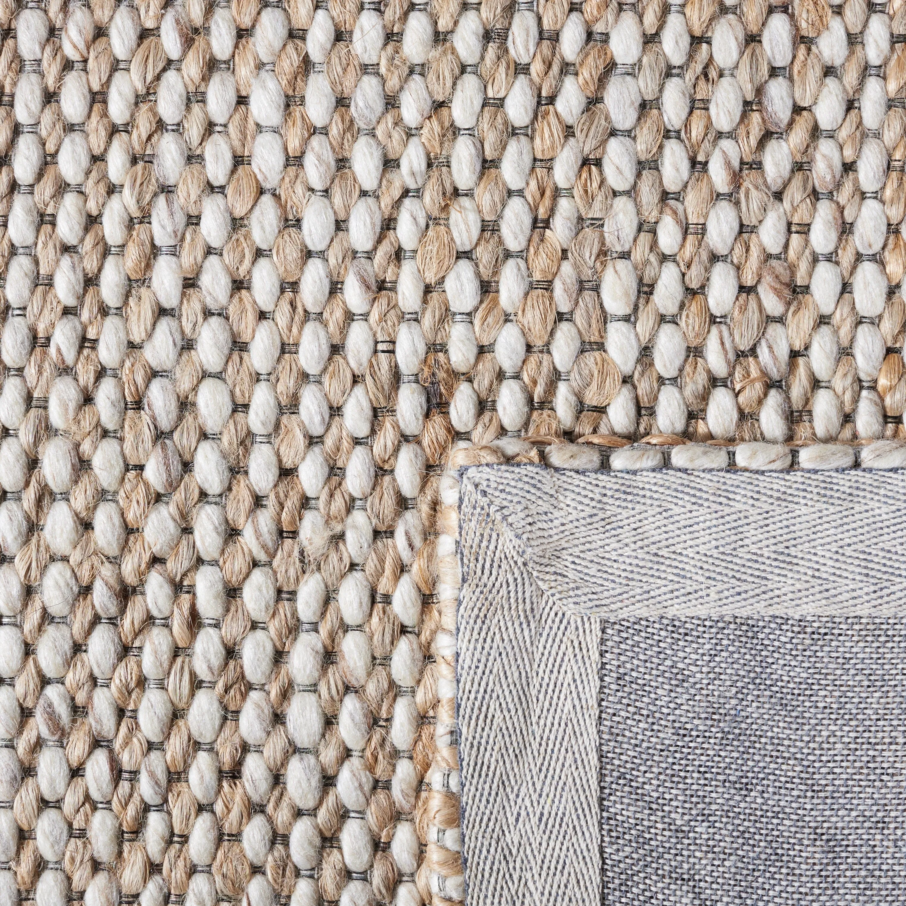 SAFAVIEH Handmade Natural Fiber Yareli Jute & Wool Rug..