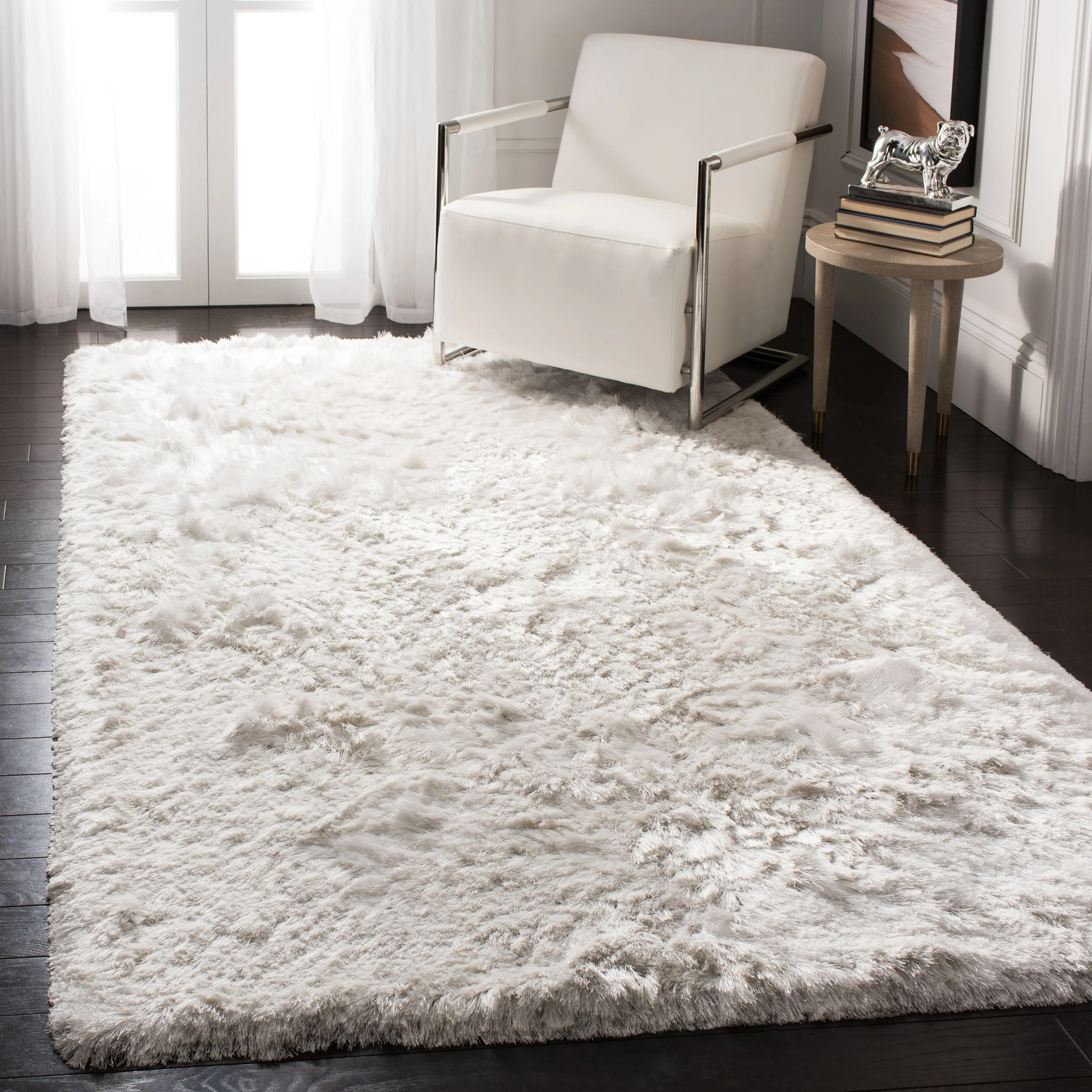 SAFAVIEH Handmade Ocean Shag Marilijn Glam 2.5-inch Thick Rug