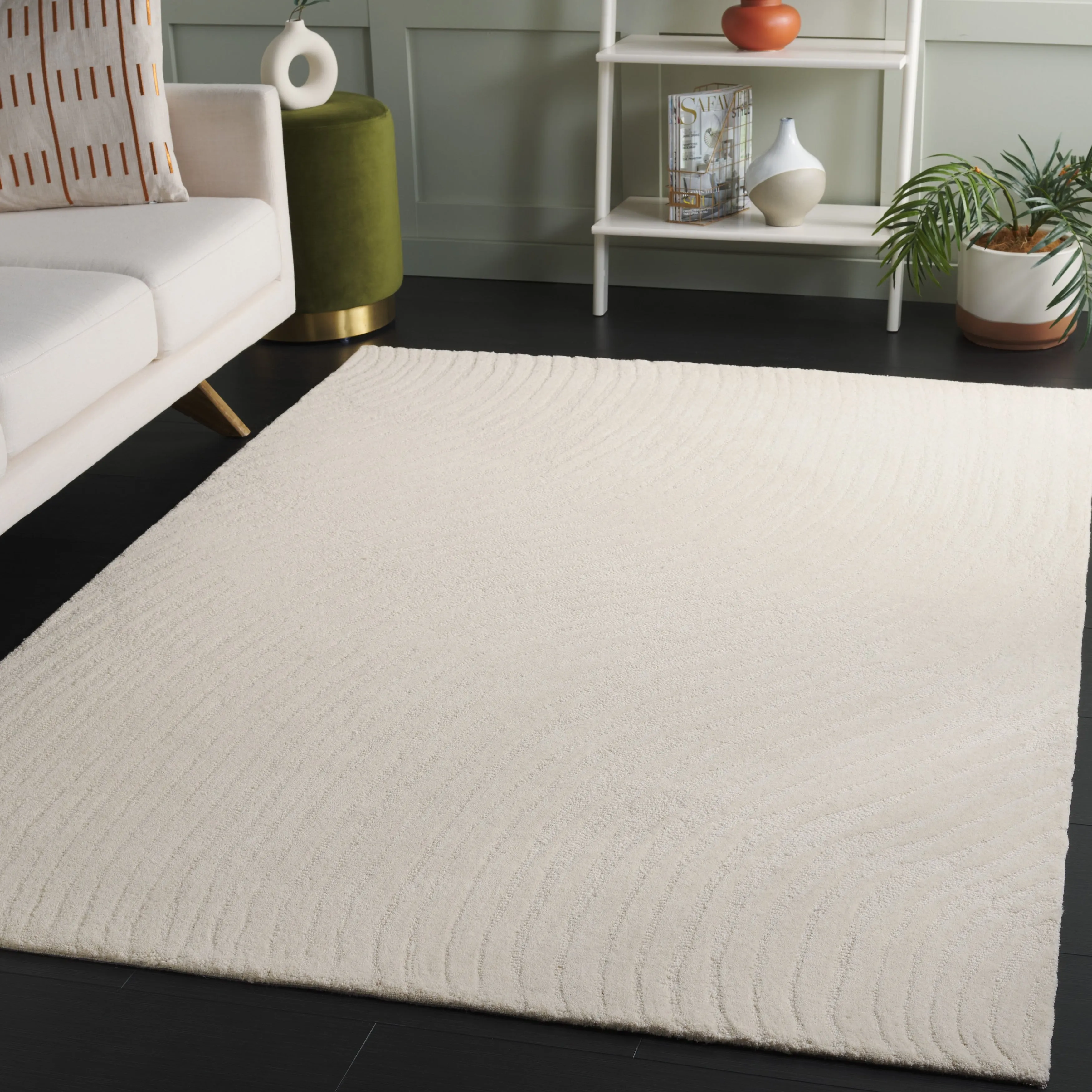SAFAVIEH Handmade Pine Fatlina Modern & Contemporary Wool Rug