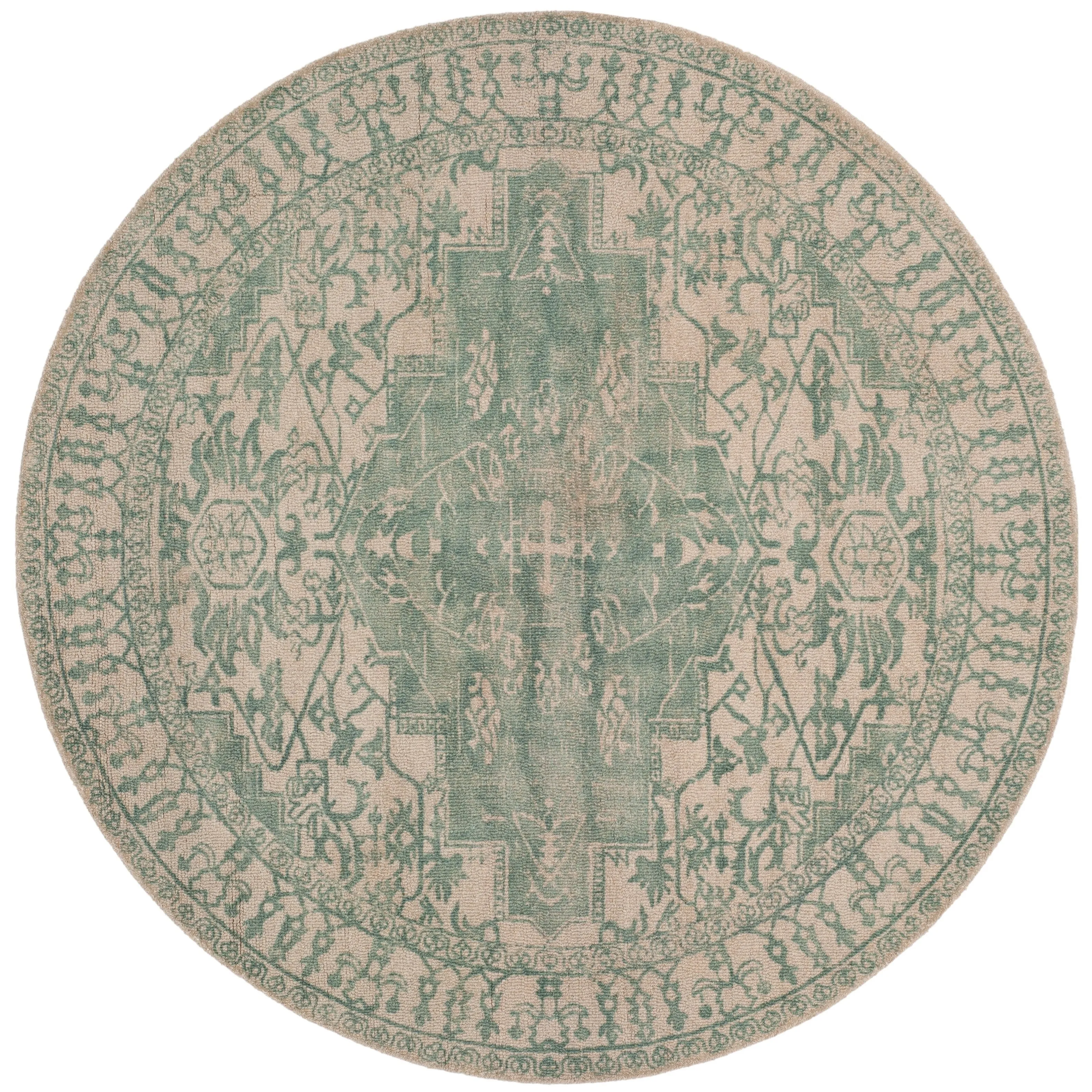 SAFAVIEH Handmade Restoration Vintage Boho Grisha Oriental Wool Rug